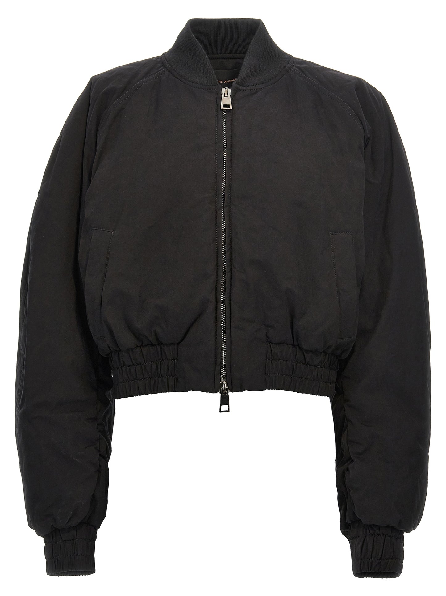 The Andamane Women 'Sierra' Cropped Bomber Jacket THE ANDAMANE
