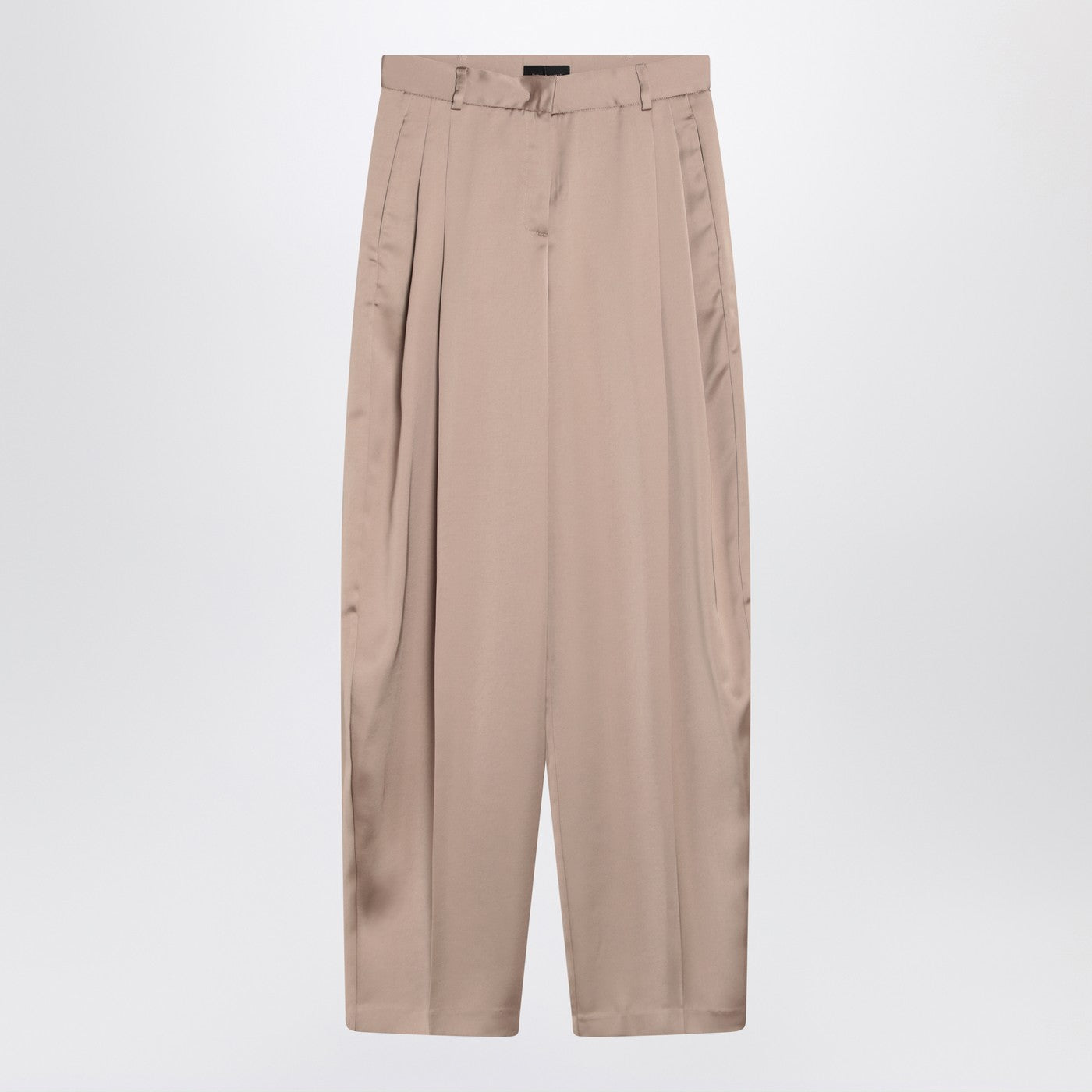 The Andamane Wide Greige Pants Women THE ANDAMANE