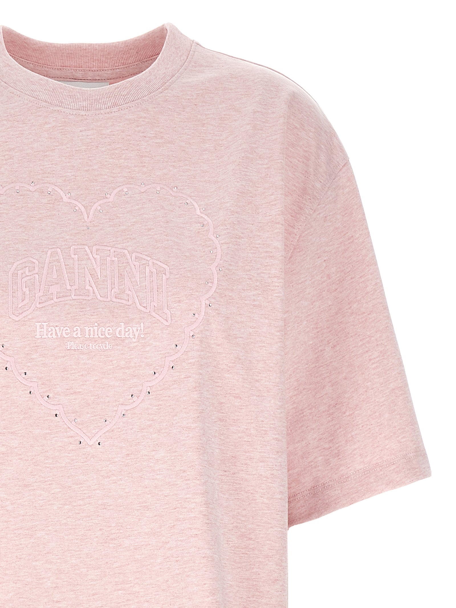 Ganni Women Heart T-Shirt GANNI