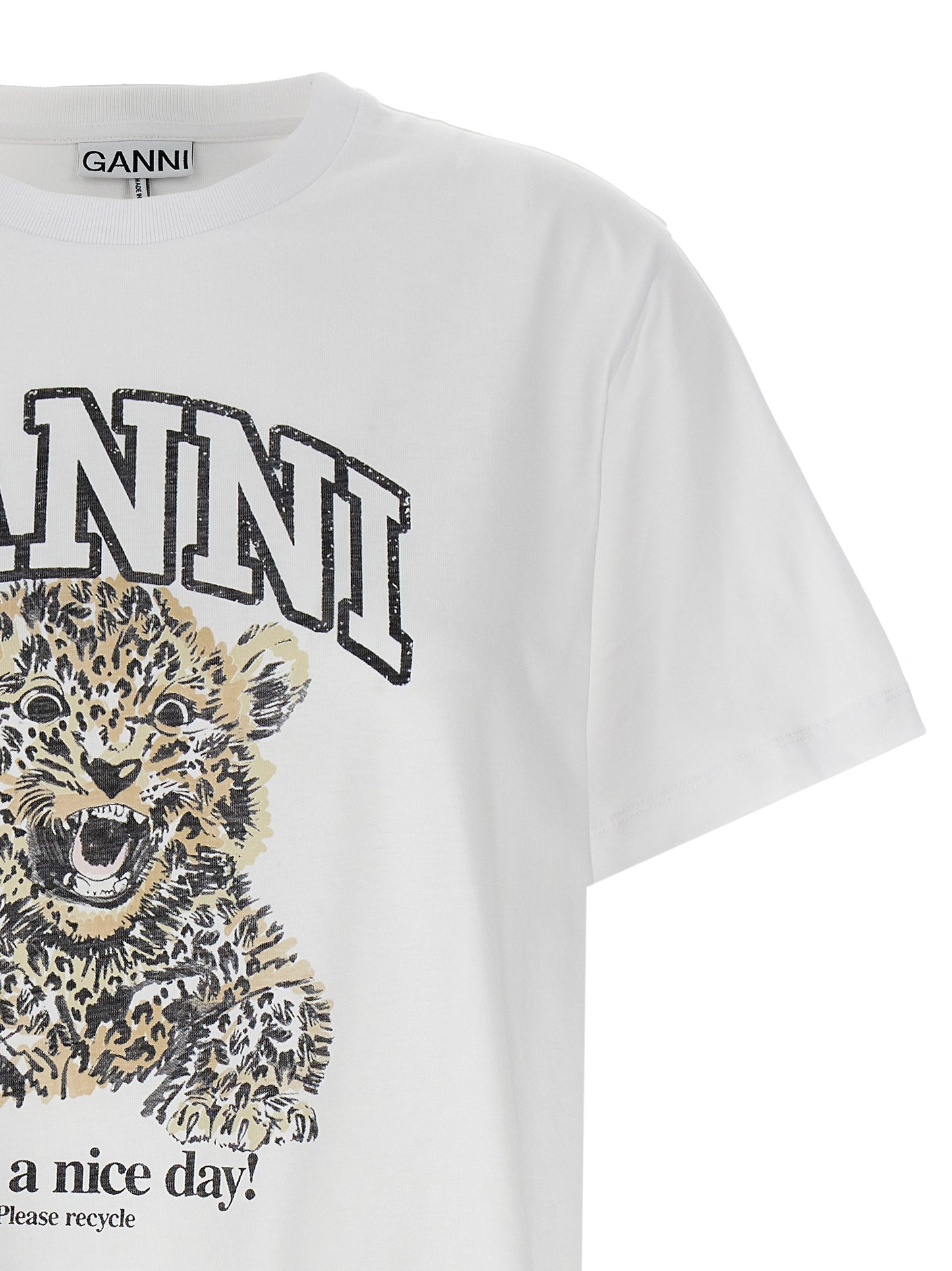 Ganni Women 'Leopard' T-Shirt GANNI