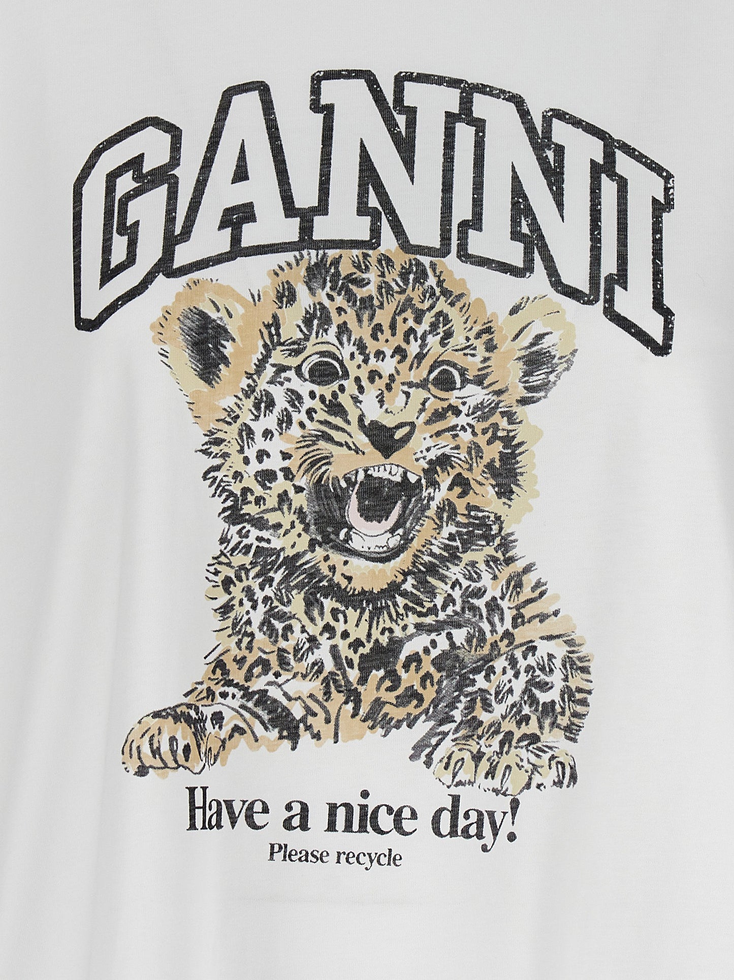 Ganni Women 'Leopard' T-Shirt GANNI