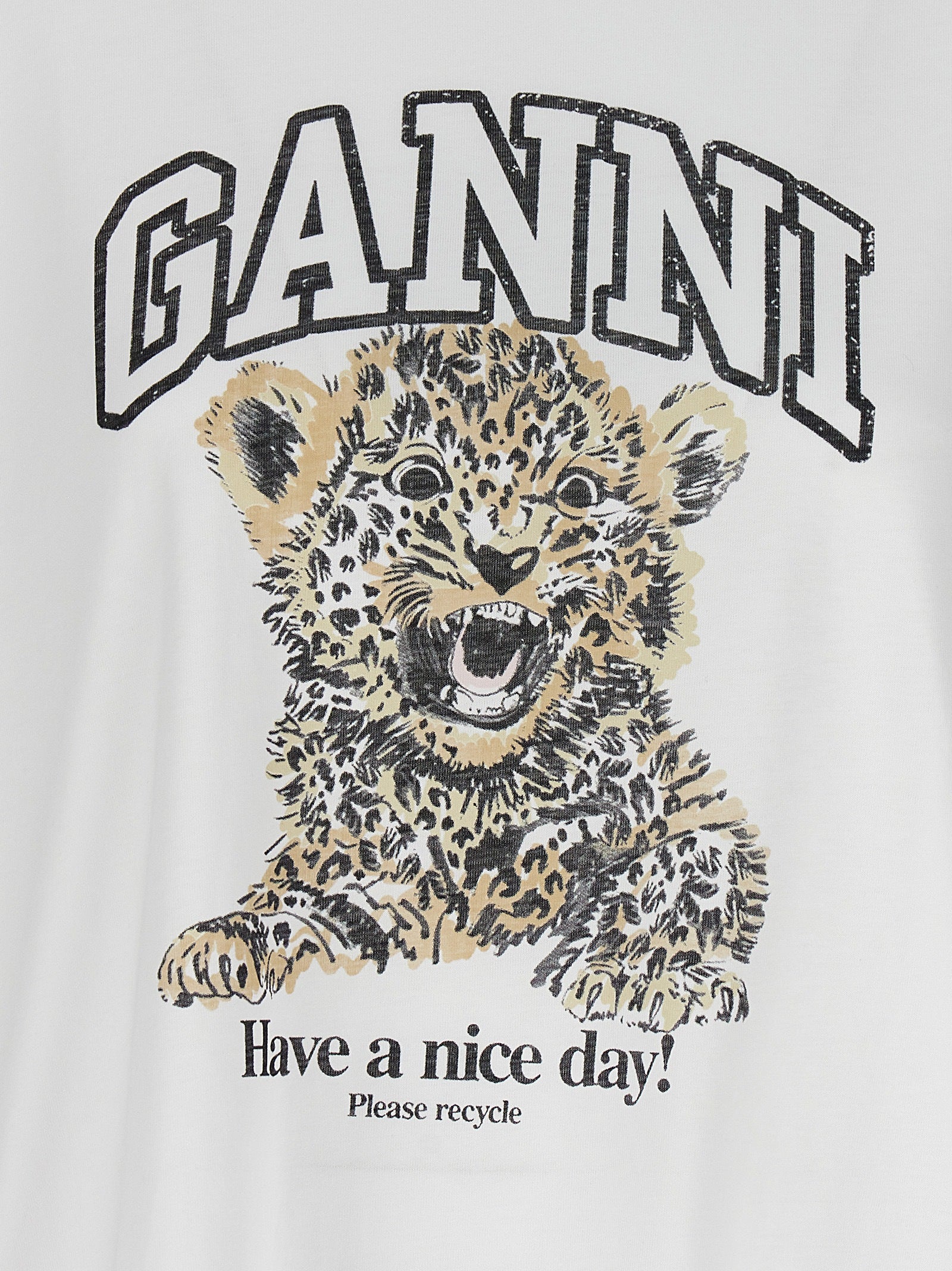 Ganni Women 'Leopard' T-Shirt GANNI