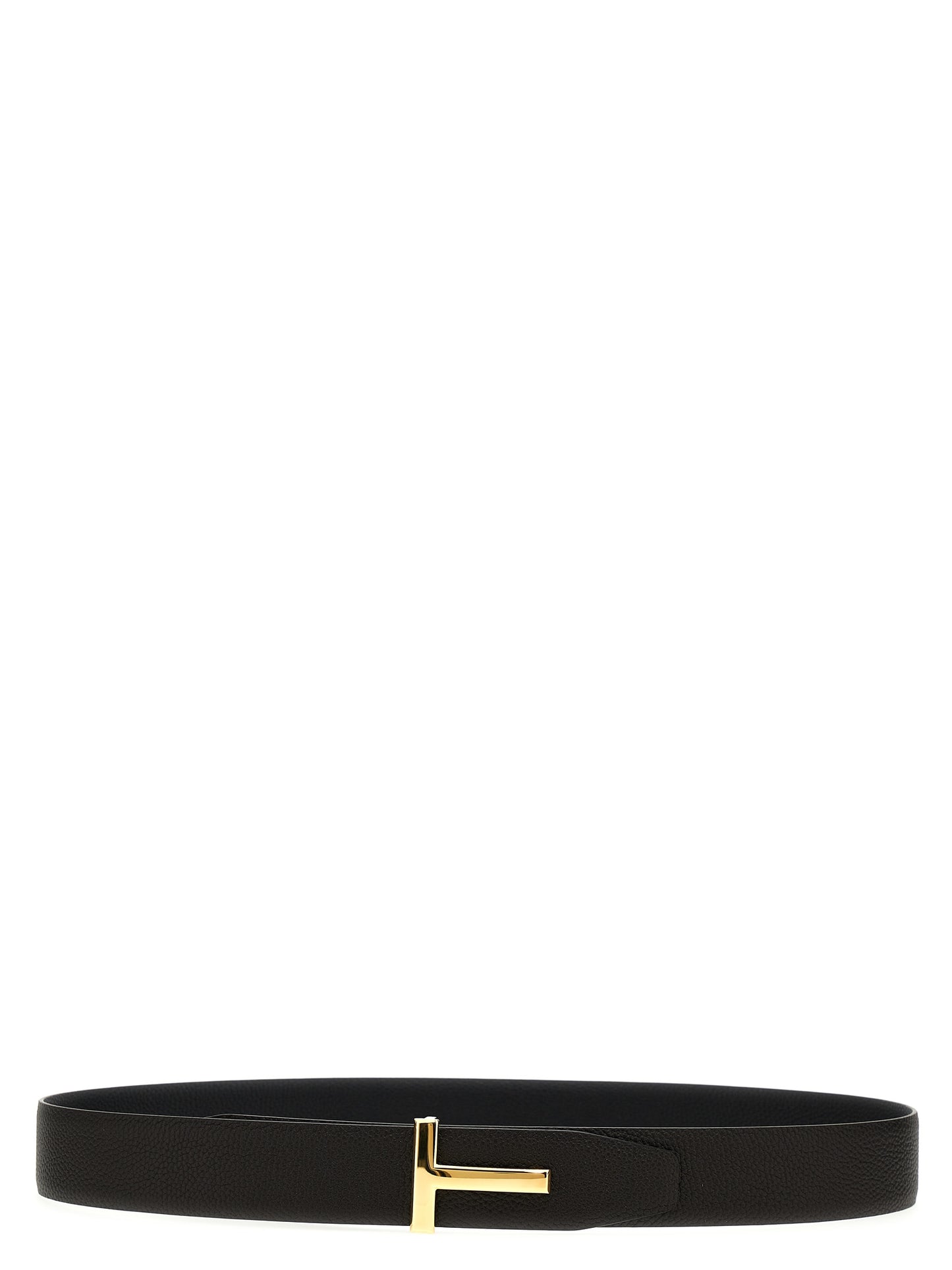 Tom Ford Men Buckle Logo Reversible Belt TOM FORD