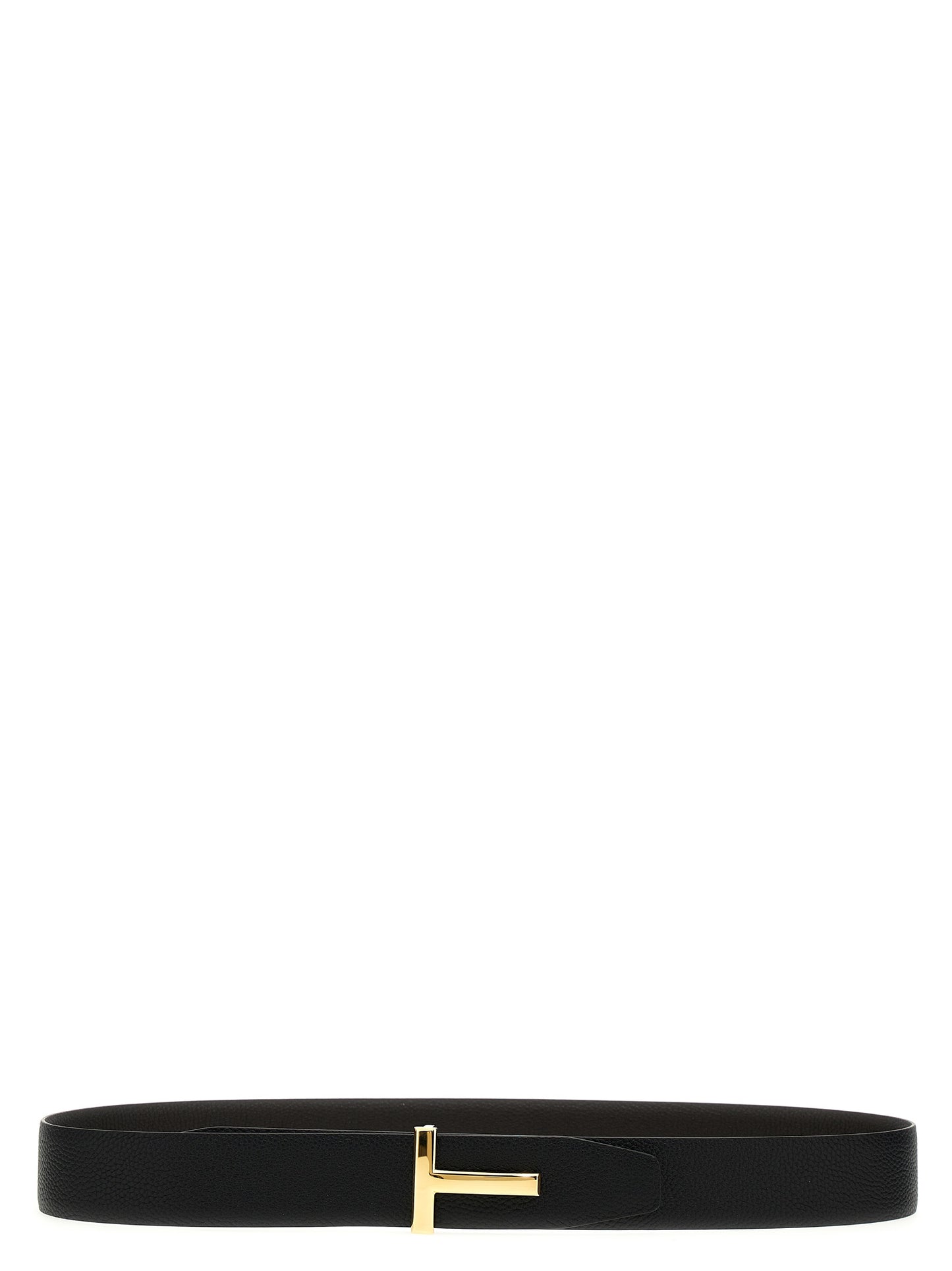 Tom Ford Men Buckle Logo Reversible Belt TOM FORD