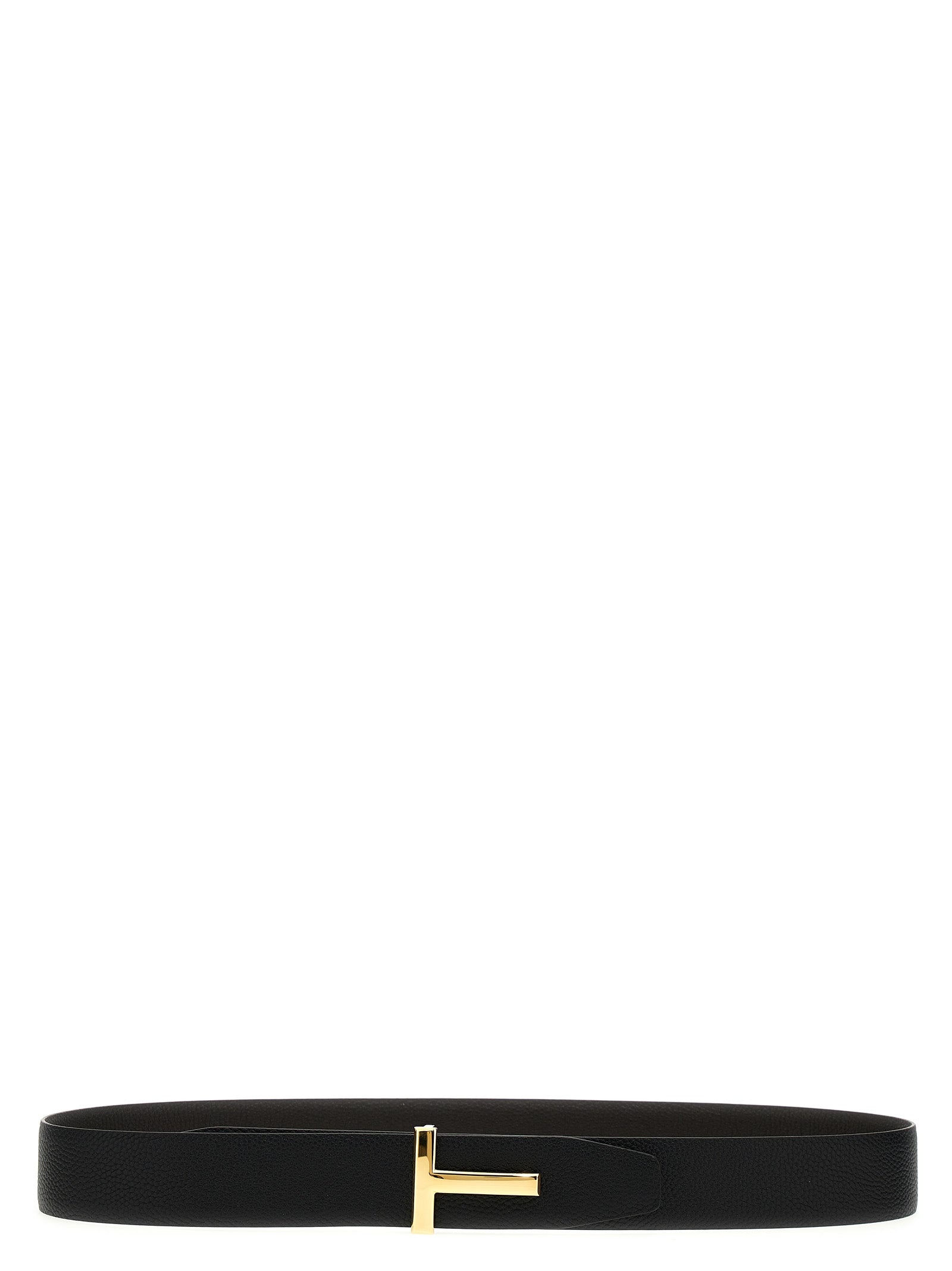 Tom Ford Men Buckle Logo Reversible Belt TOM FORD