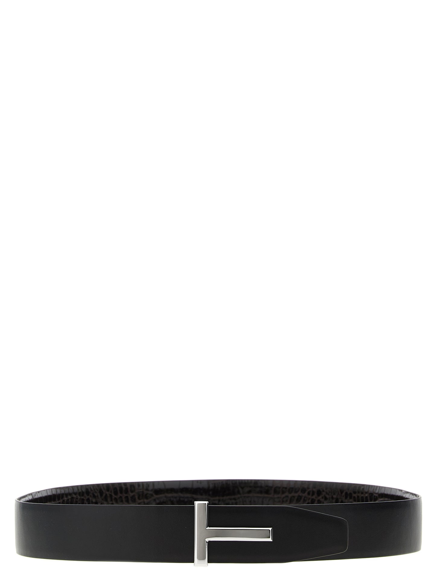 Tom Ford Men Reversible Crocodile Leather Belt TOM FORD