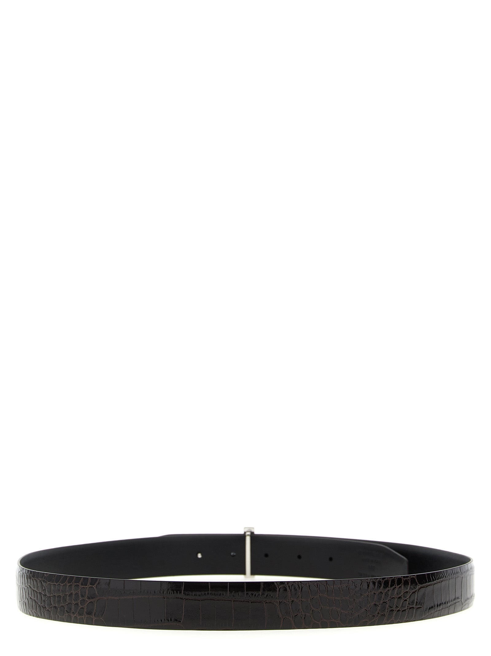Tom Ford Men Reversible Crocodile Leather Belt TOM FORD