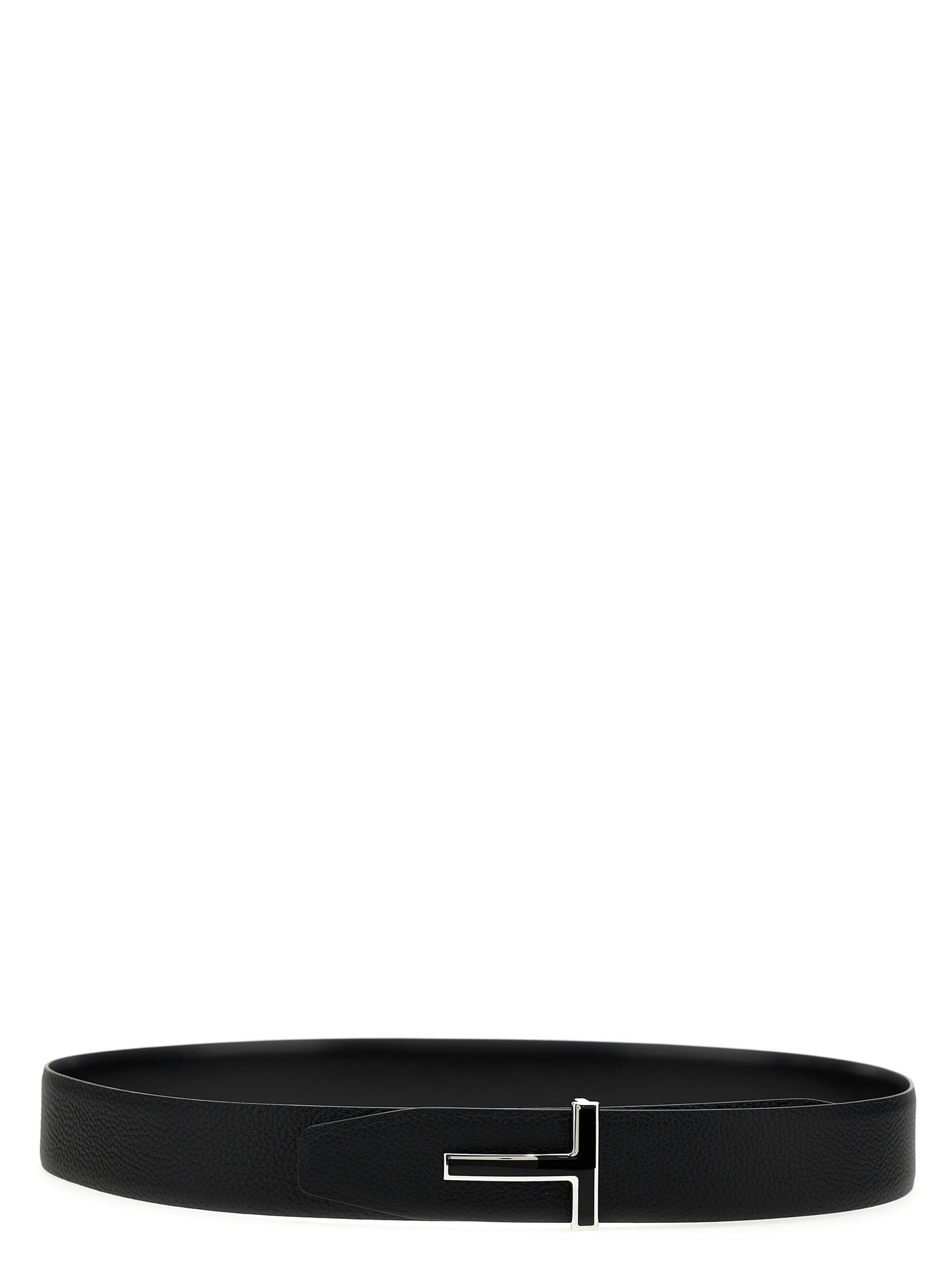 Tom Ford Men Logo Leather Belt TOM FORD