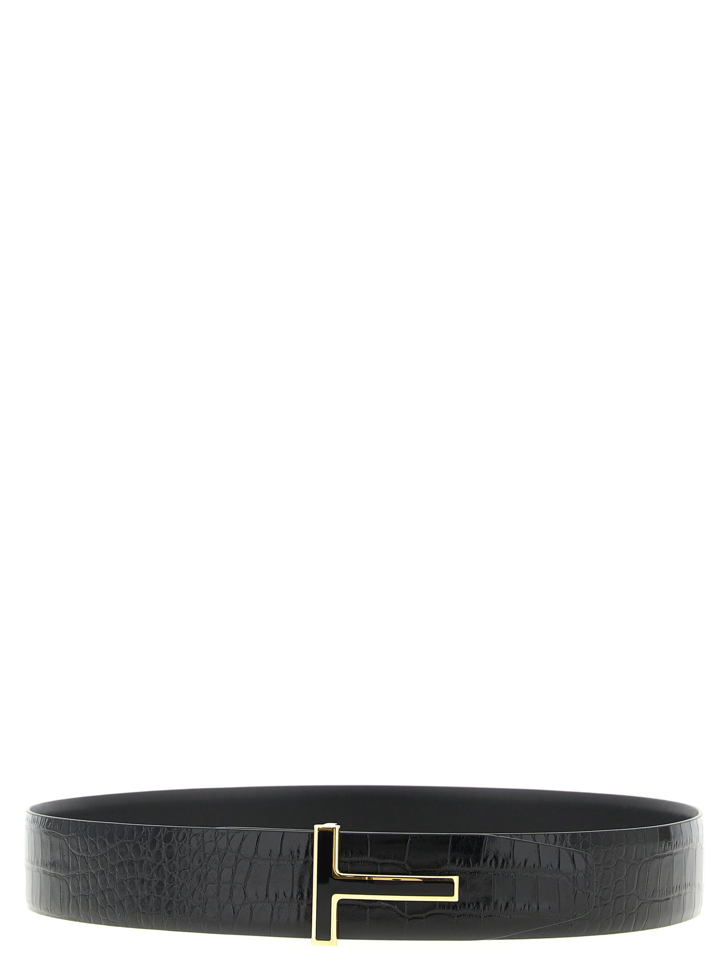 Tom Ford Men Reversible Crocodile Belt TOM FORD
