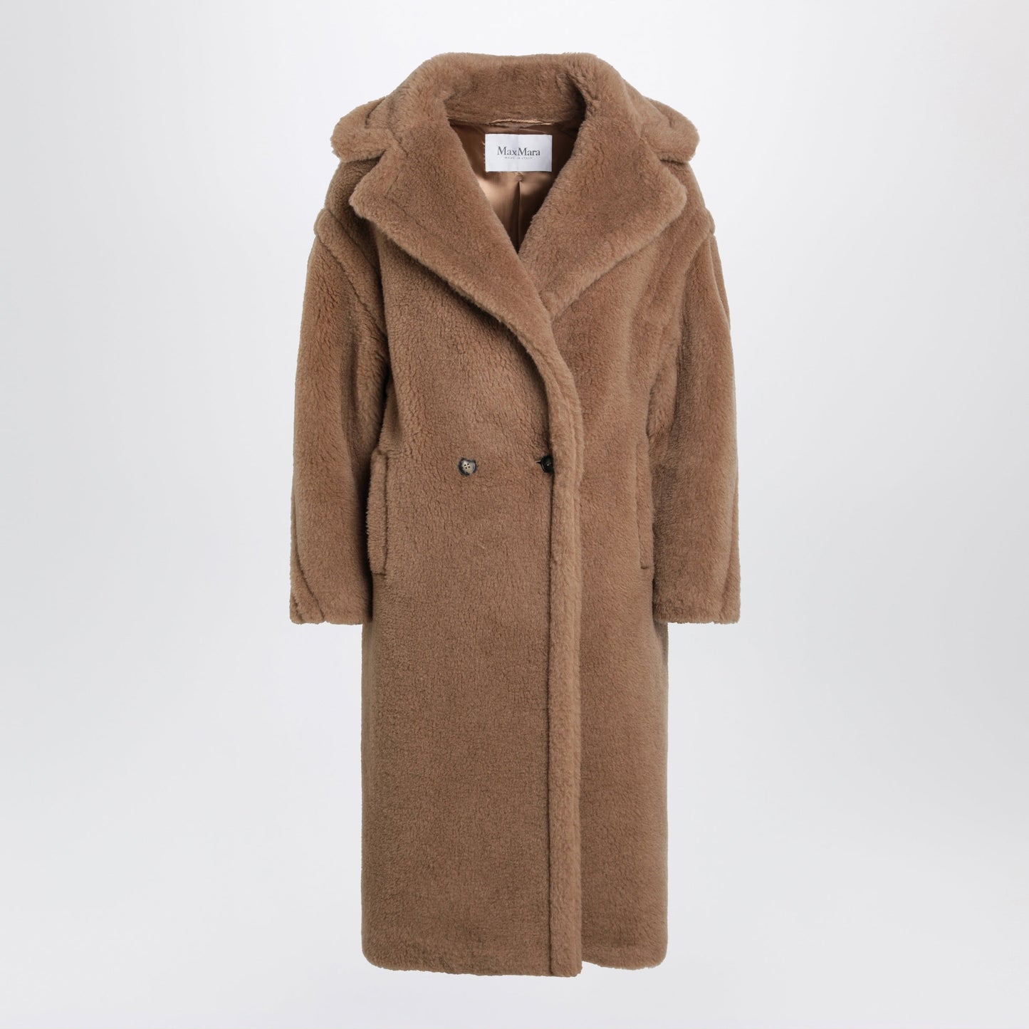 Max Mara Camel-Coloured Teddy Bear Icon Coat Women MAX MARA