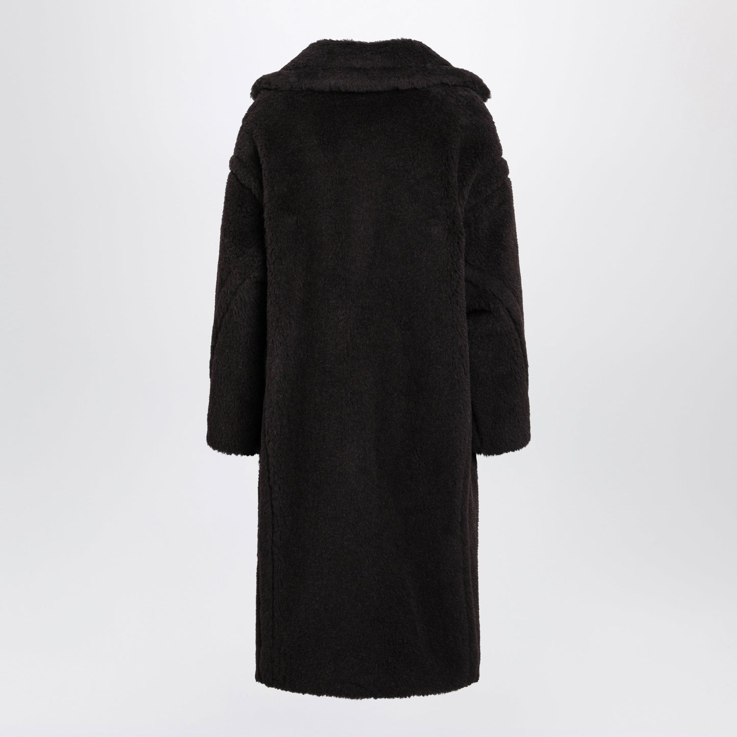 Max Mara Teddy Bear Icon Coat In Ebony Alpaca And Wool Women MAX MARA