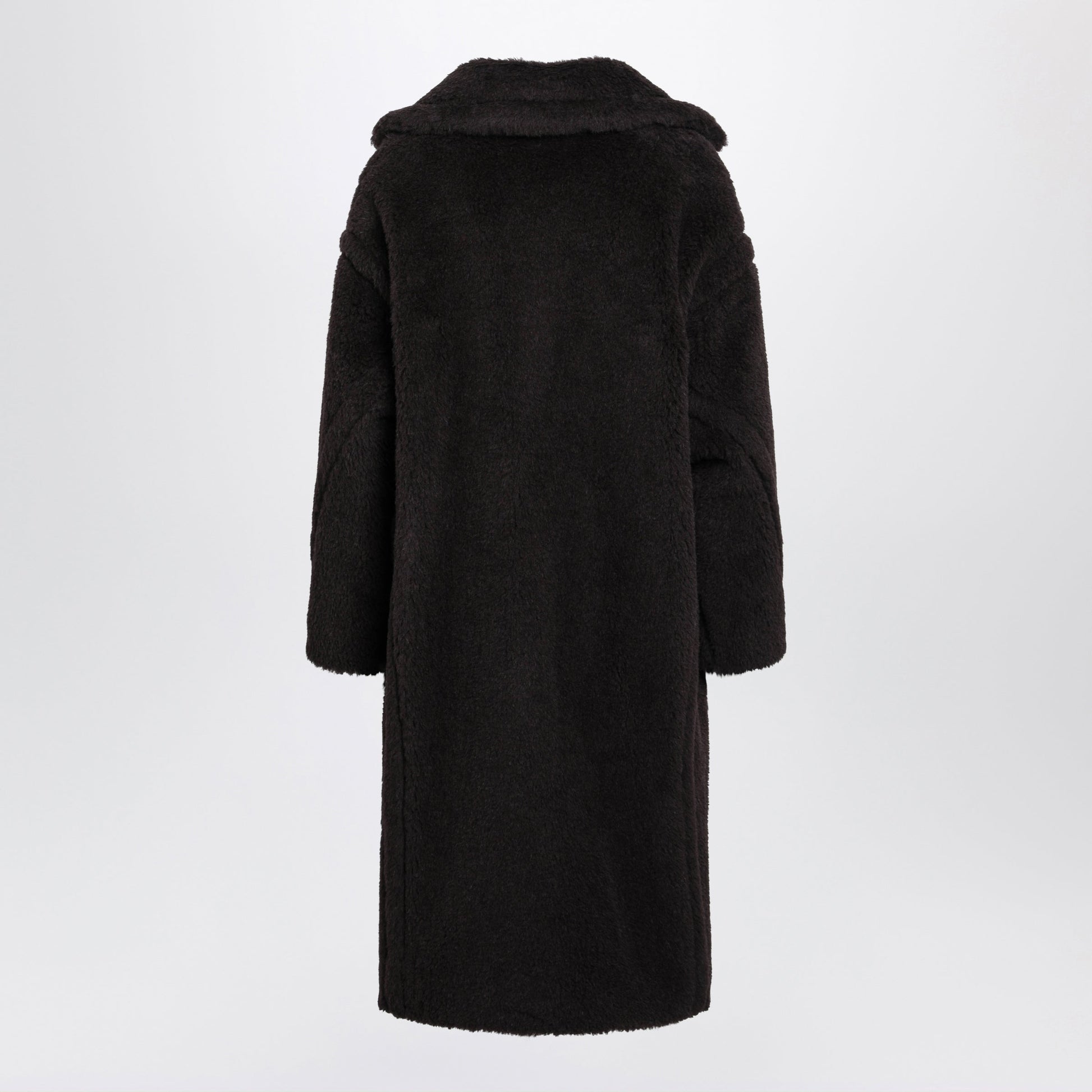 Max Mara Teddy Bear Icon Coat In Ebony Alpaca And Wool Women MAX MARA