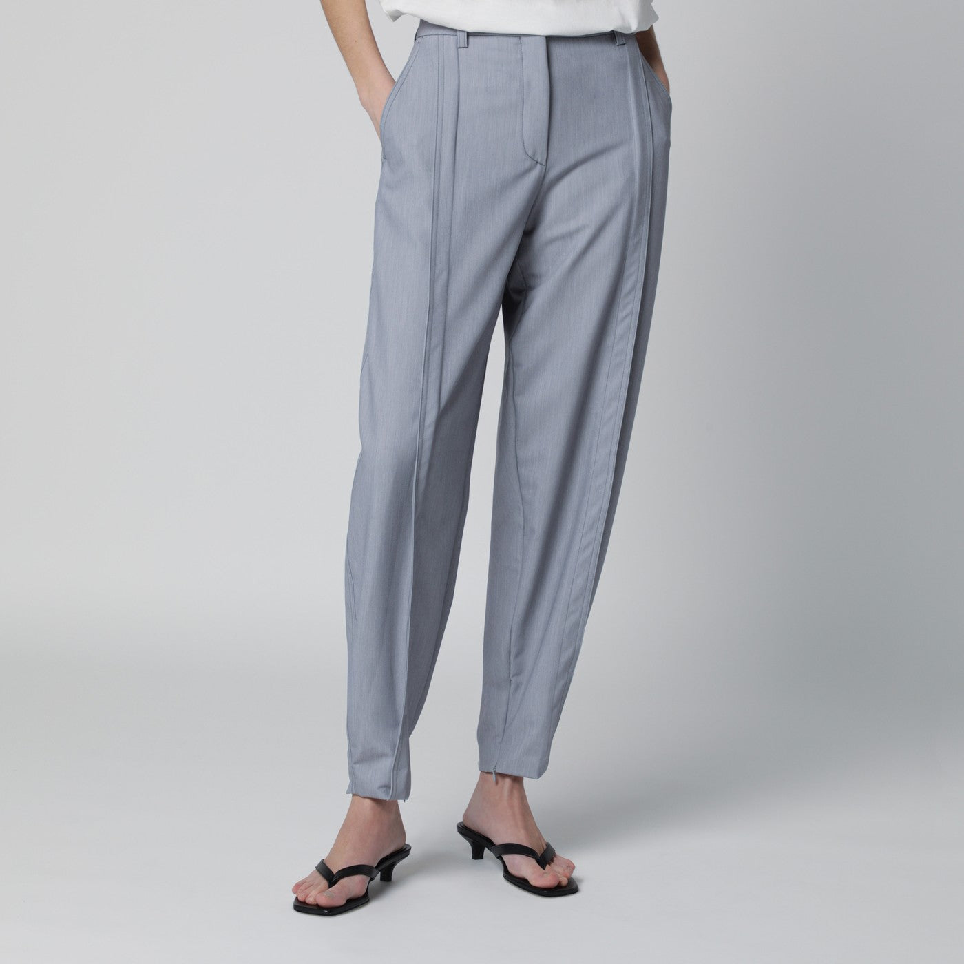 Thelatest Grey Daniela Trousers Women TheLatest