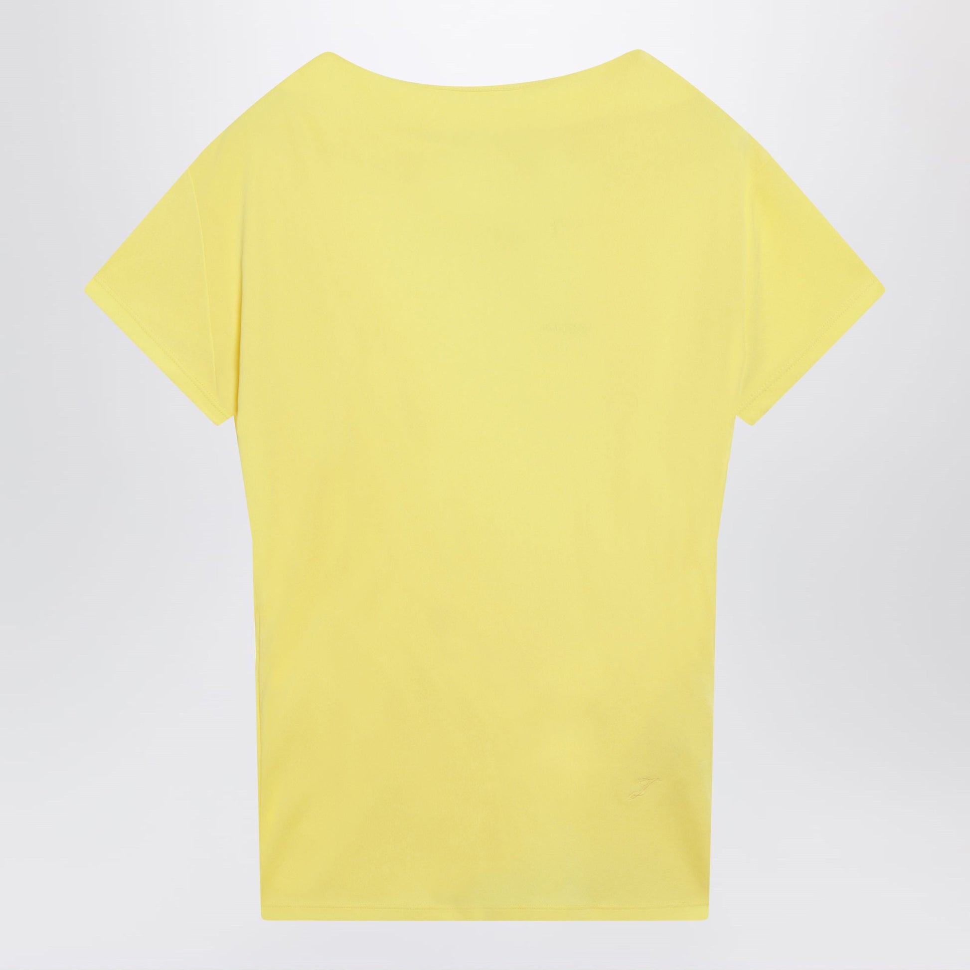 Jacquemus Mistral Top In Yellow Viscose Blend Women JACQUEMUS