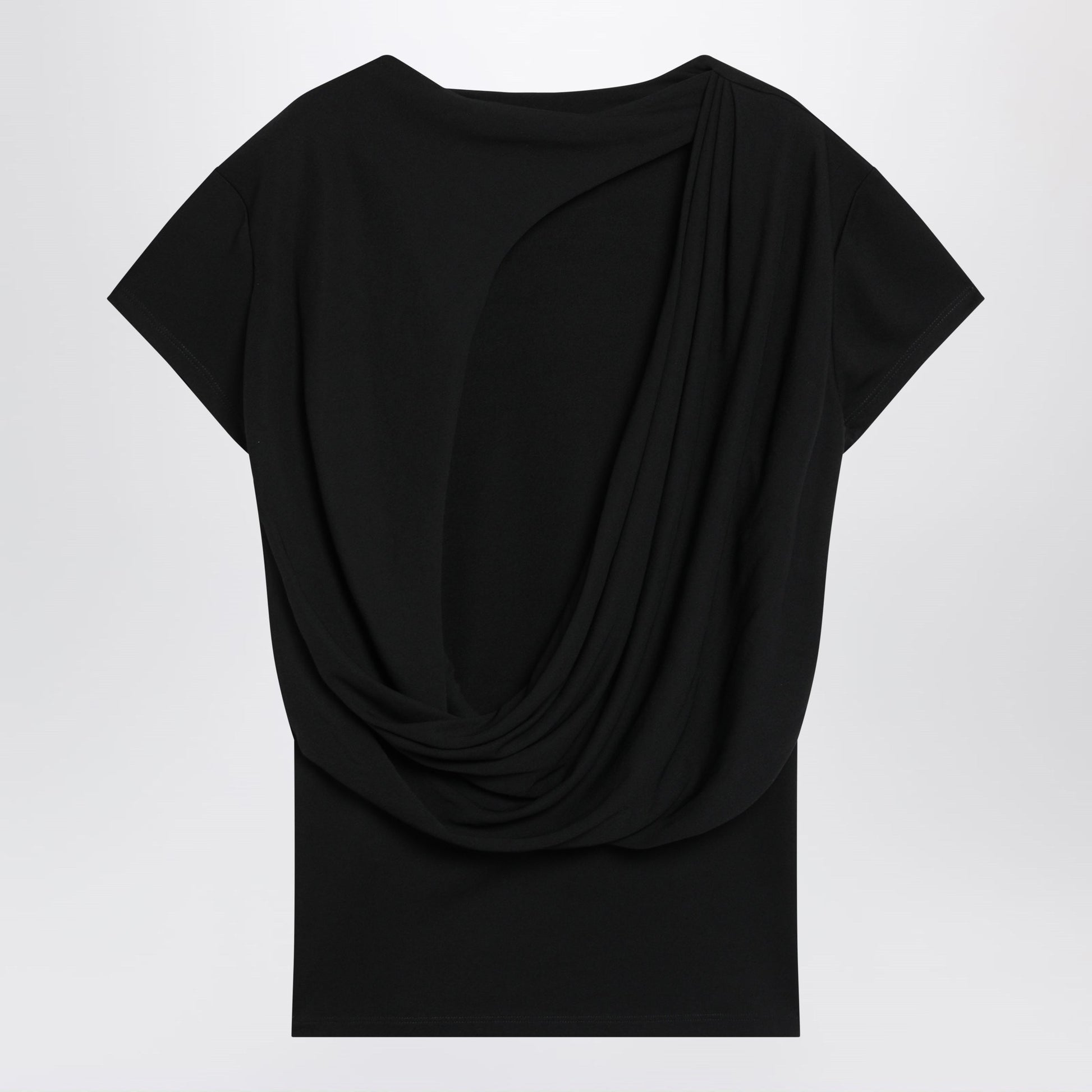 Jacquemus Mistral Top In Black Viscose Blend Women JACQUEMUS