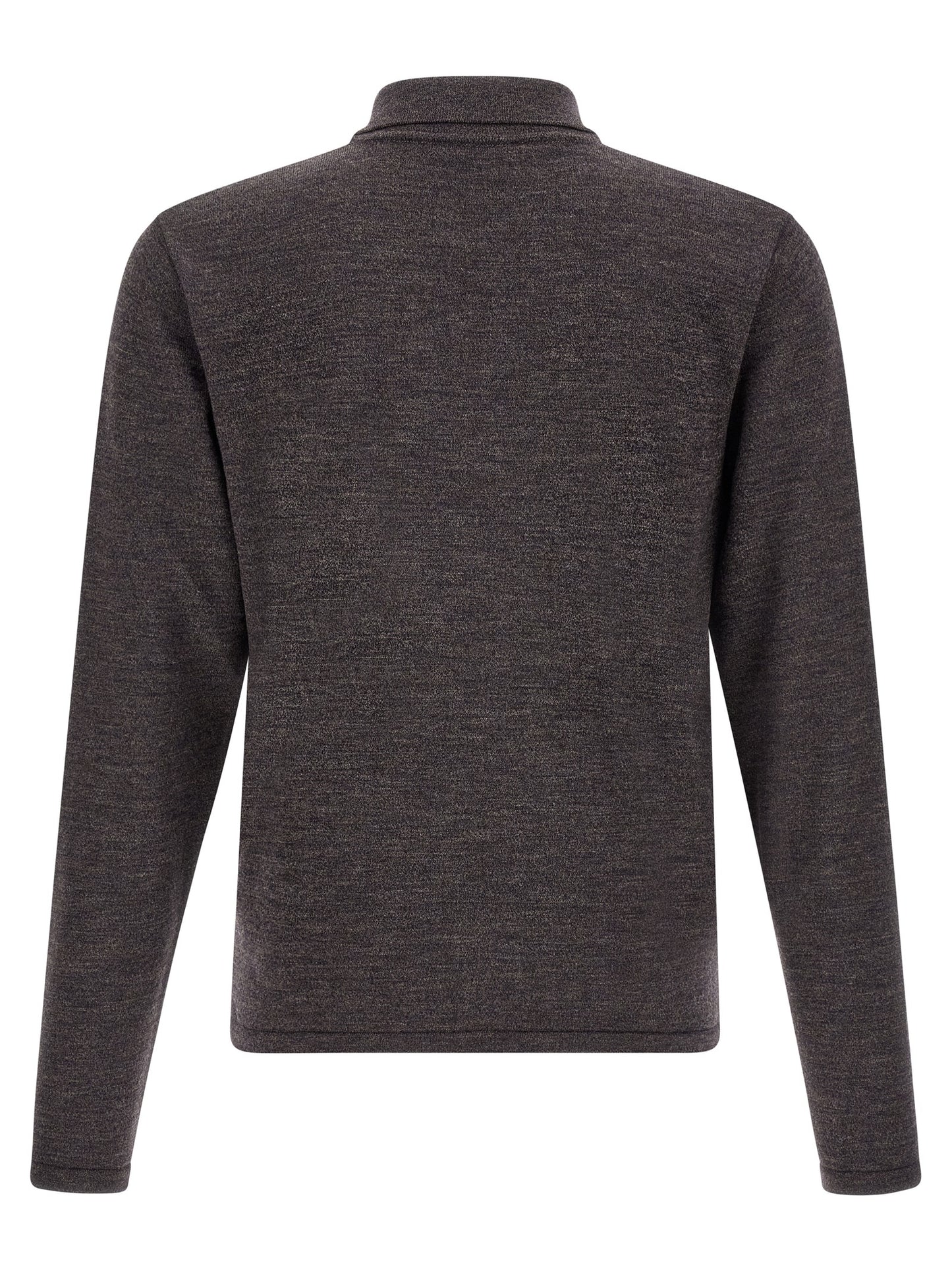 Lemaire Men Mouliné Wool Polo Shirt LEMAIRE