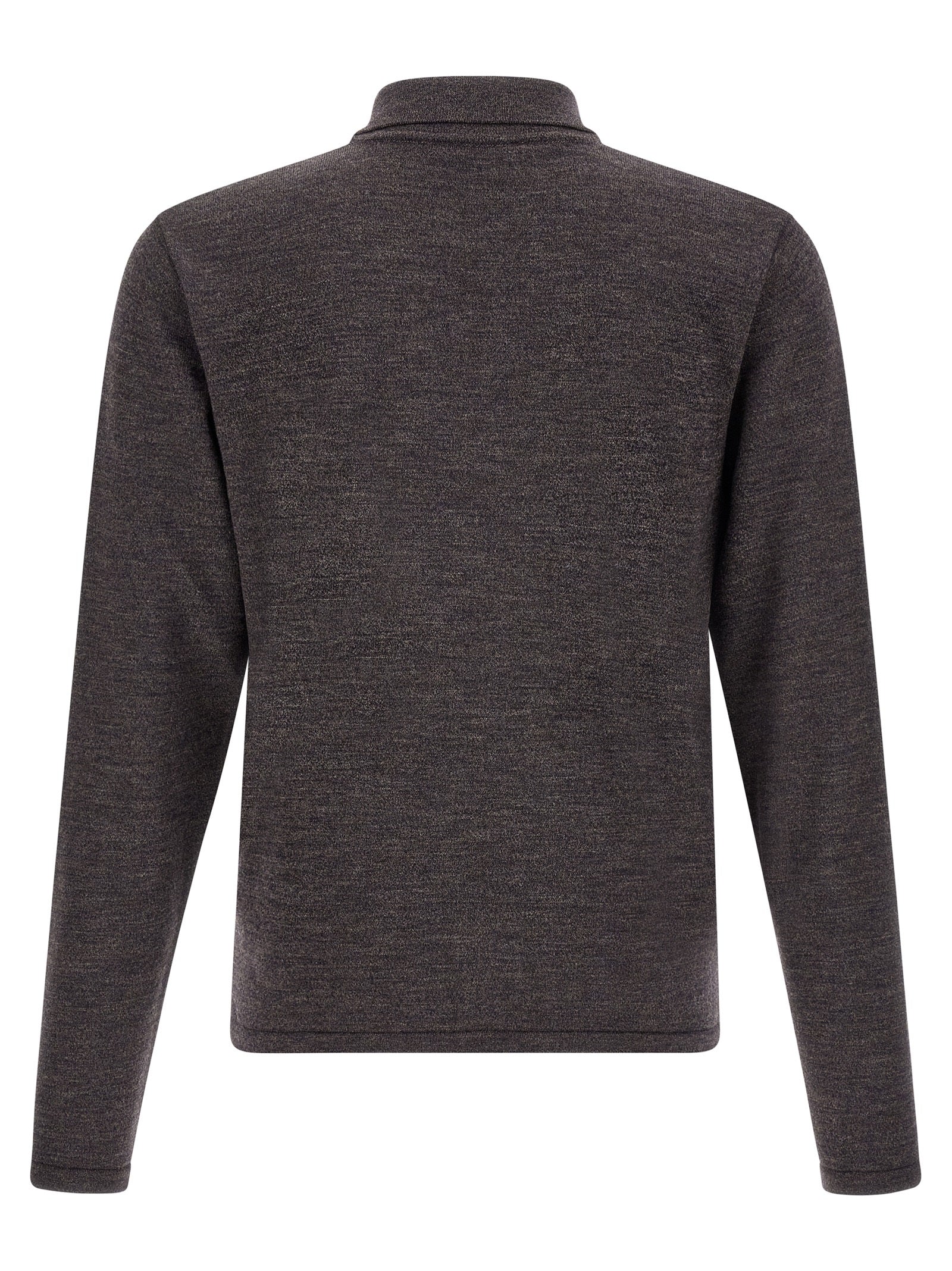 Lemaire Men Mouliné Wool Polo Shirt LEMAIRE
