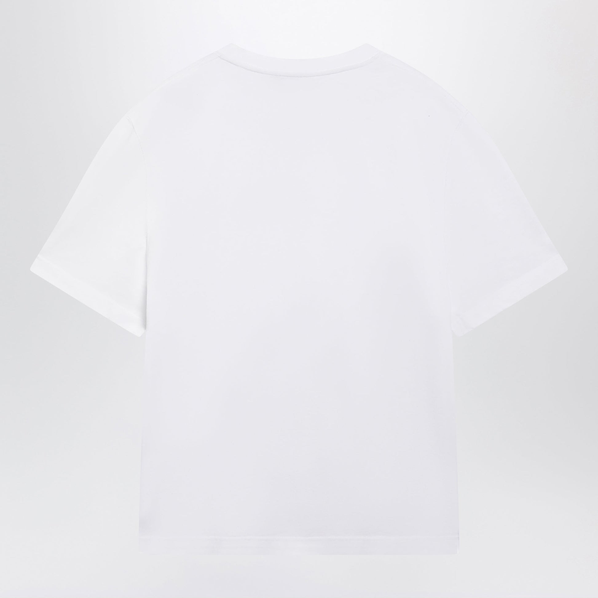 Jacquemus White T-Shirt With Grosgrain Logo Men JACQUEMUS