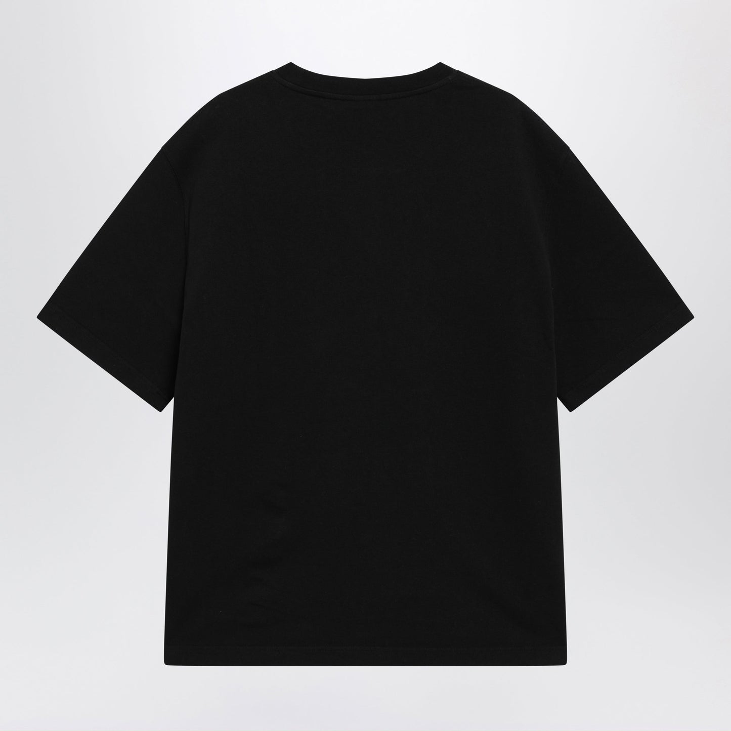 Jacquemus Black T-Shirt With Gros Grain Logo Men JACQUEMUS