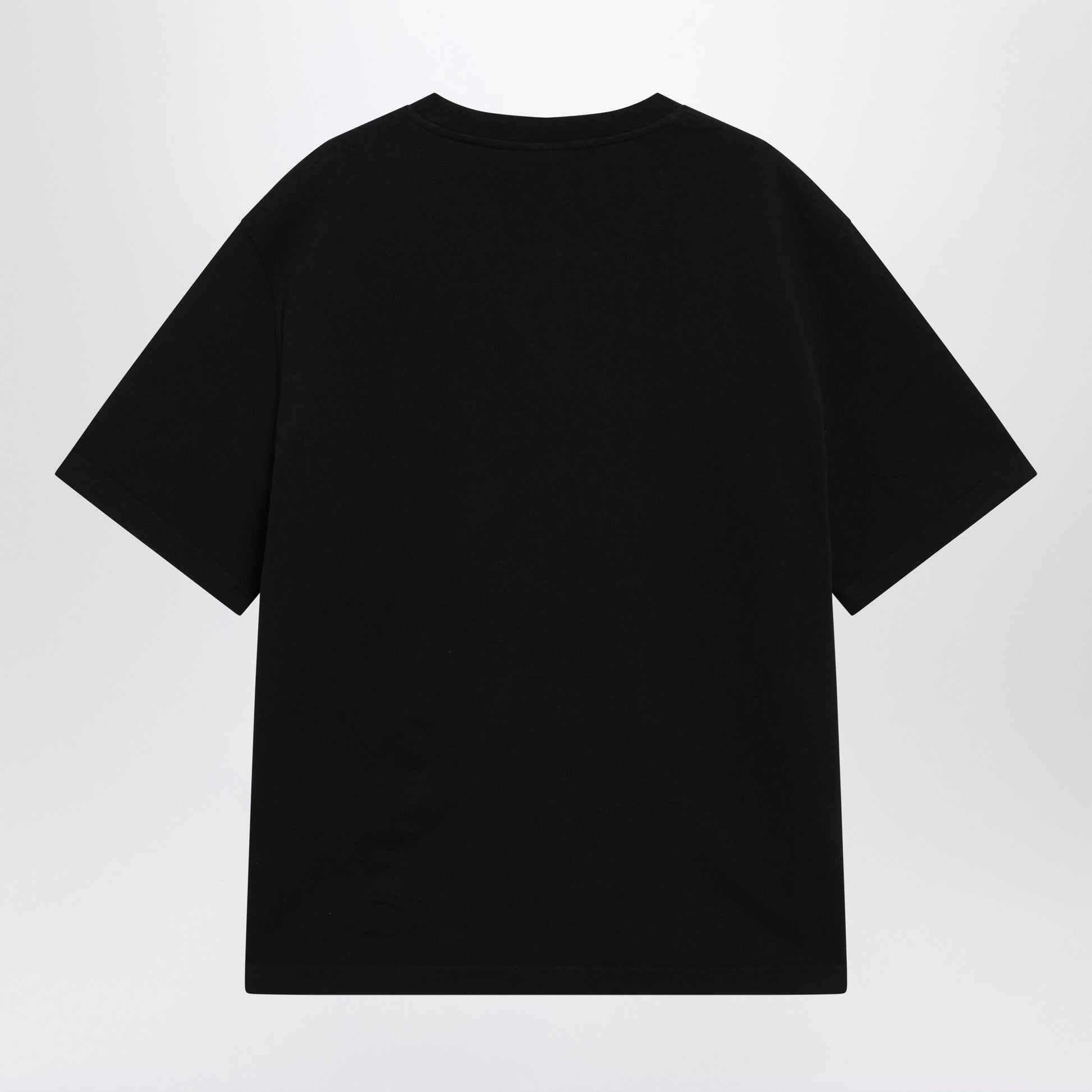 Jacquemus Black T-Shirt With Gros Grain Logo Men JACQUEMUS