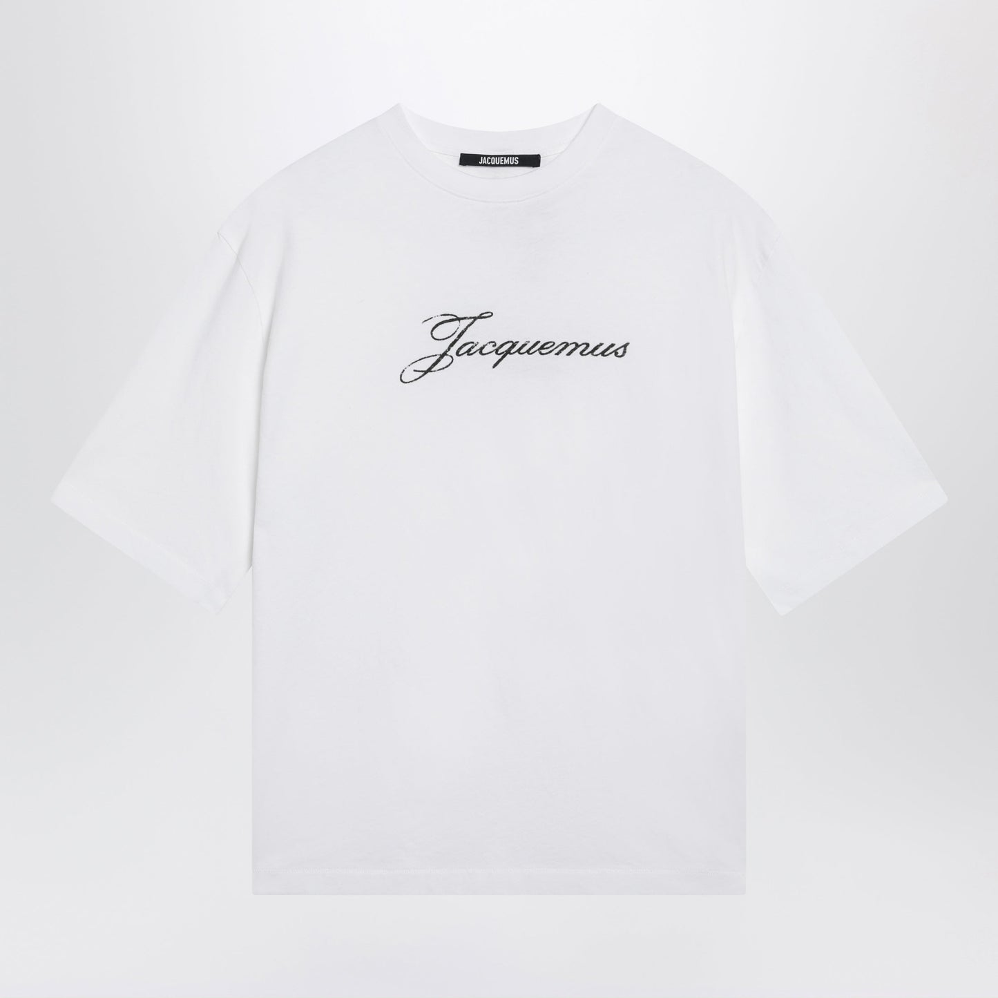Jacquemus White T-Shirt With Logo Print Women JACQUEMUS