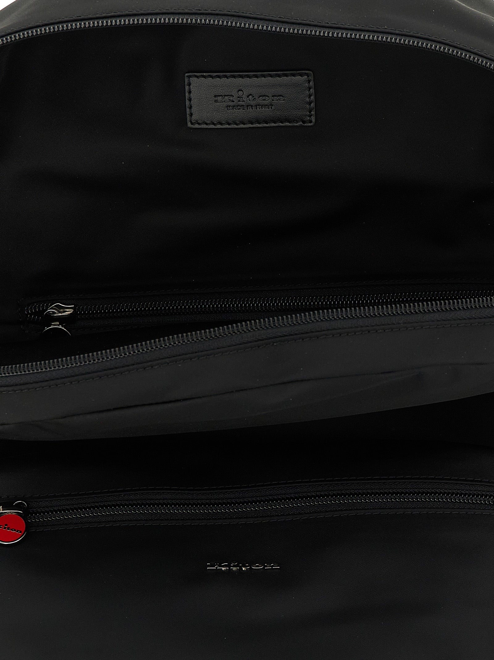 Kiton Men Logo Backpack KITON