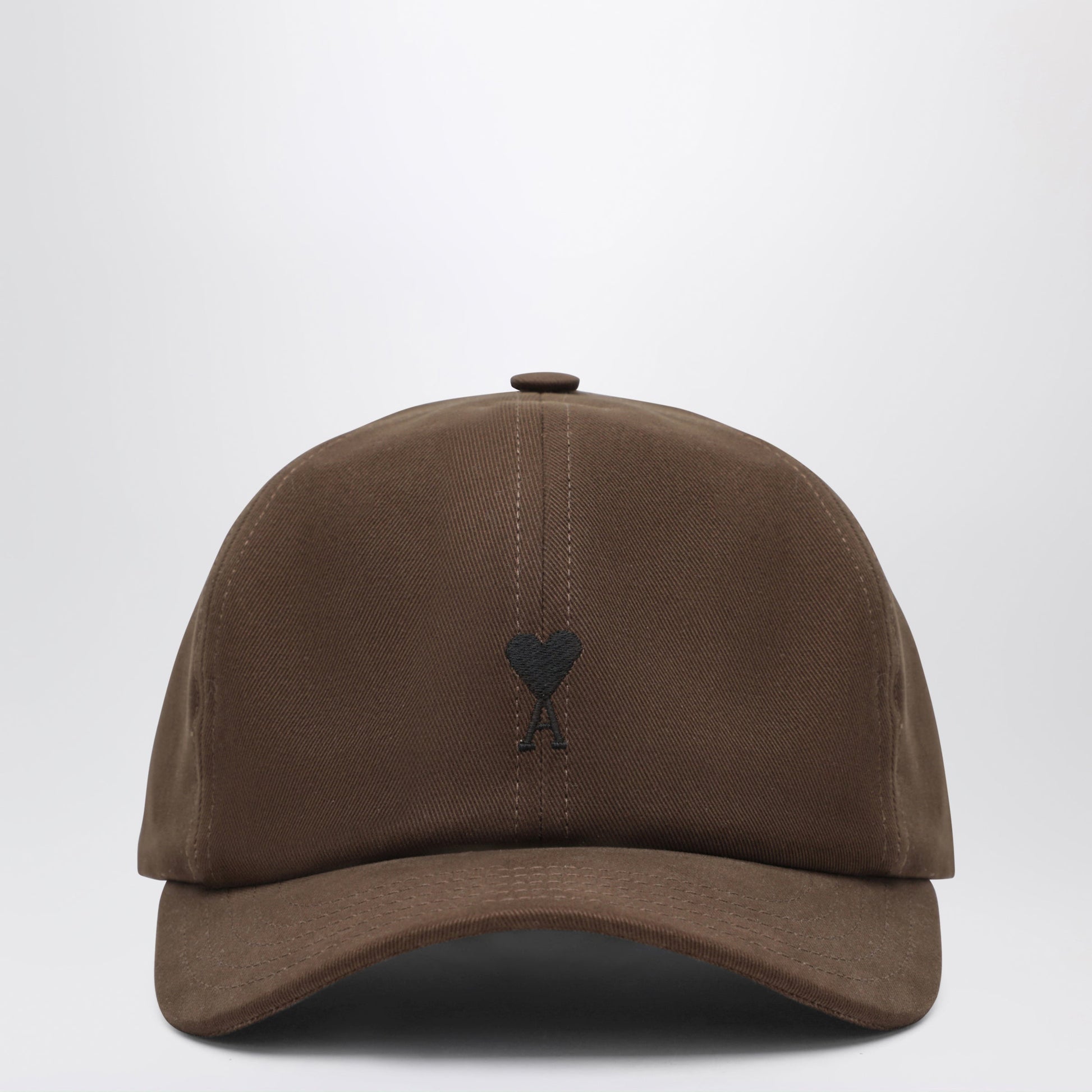 Ami Paris Brown Ami De Coeur Baseball Cap Men AMI PARIS
