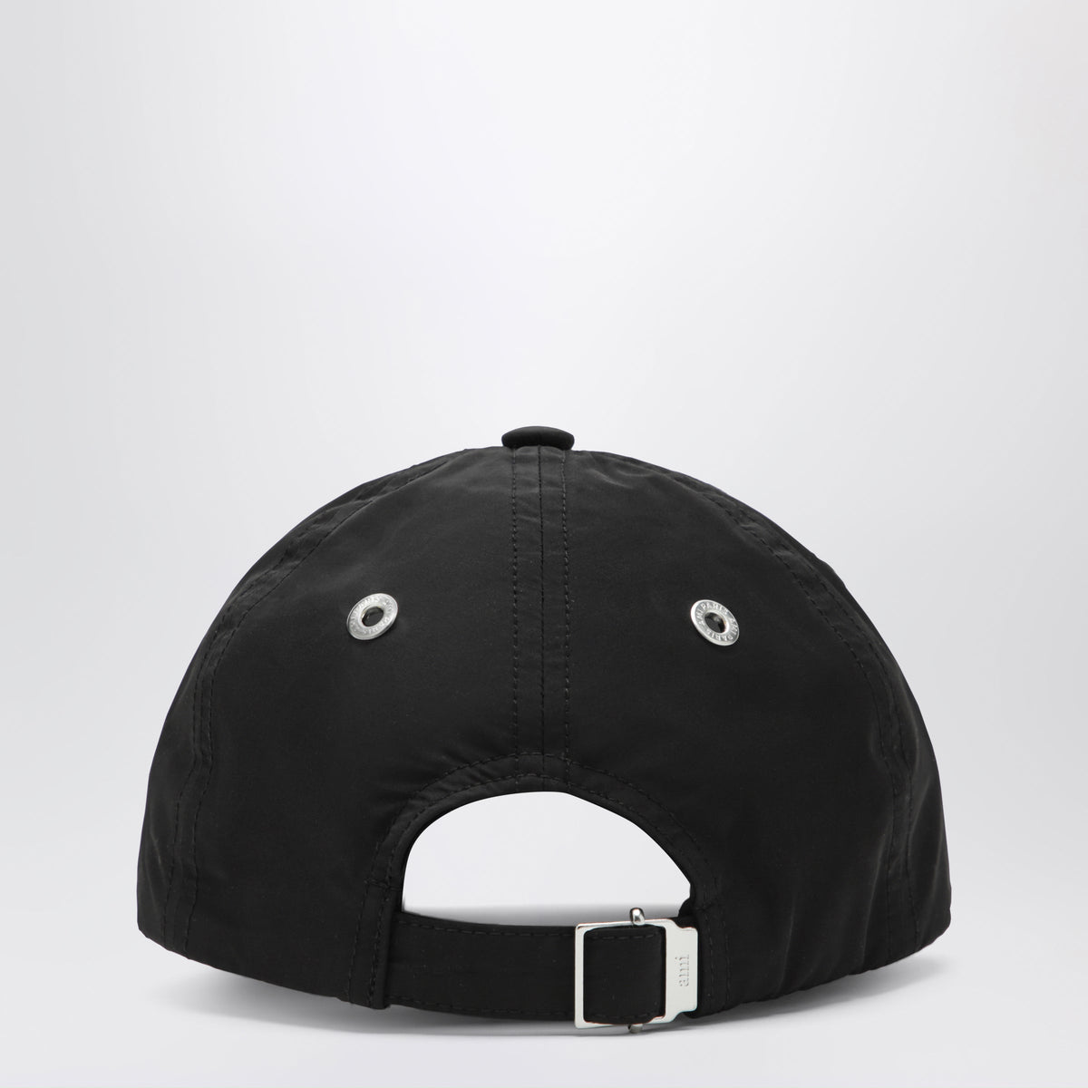 Ami Paris Black Ami De Coeur Baseball Cap Men AMI PARIS