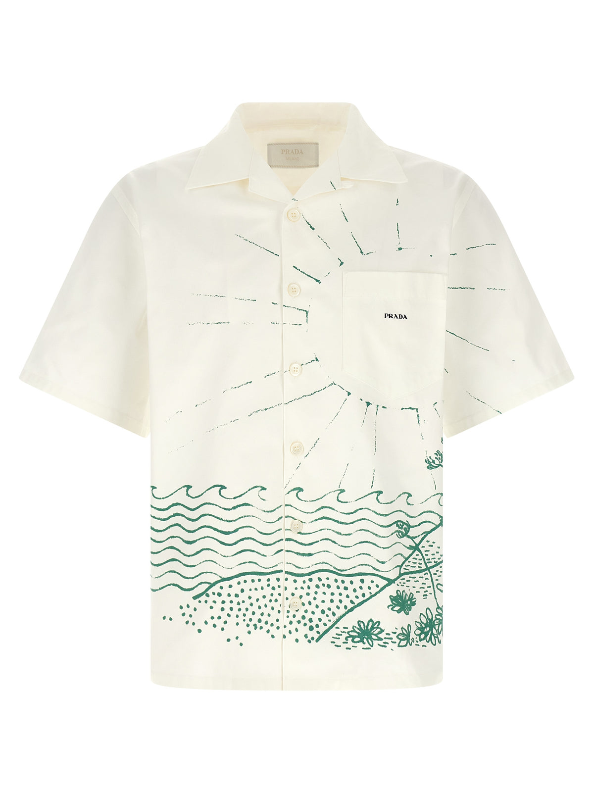 Prada Men 'Cabin' Bowling Shirt PRADA