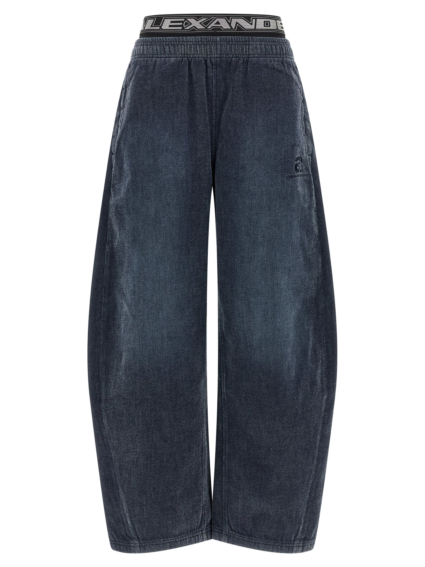 Alexander Wang Women Denim Pants With Elastic Waistband ALEXANDER WANG