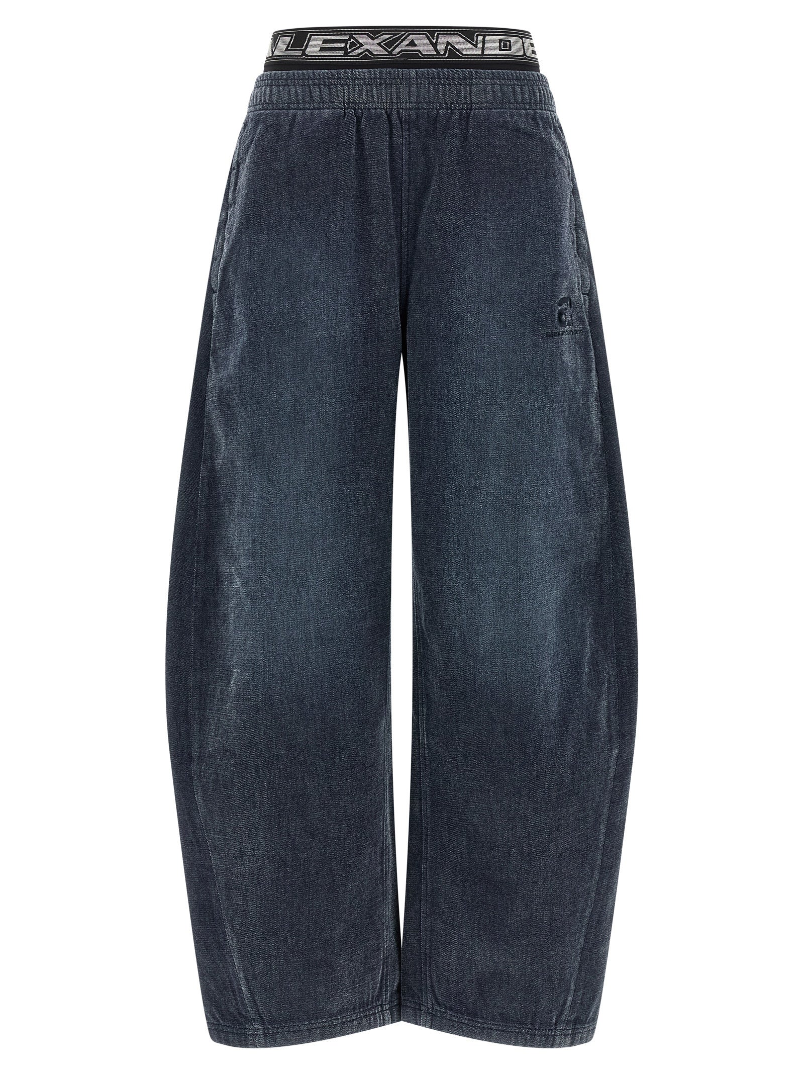 Alexander Wang Women Denim Pants With Elastic Waistband ALEXANDER WANG