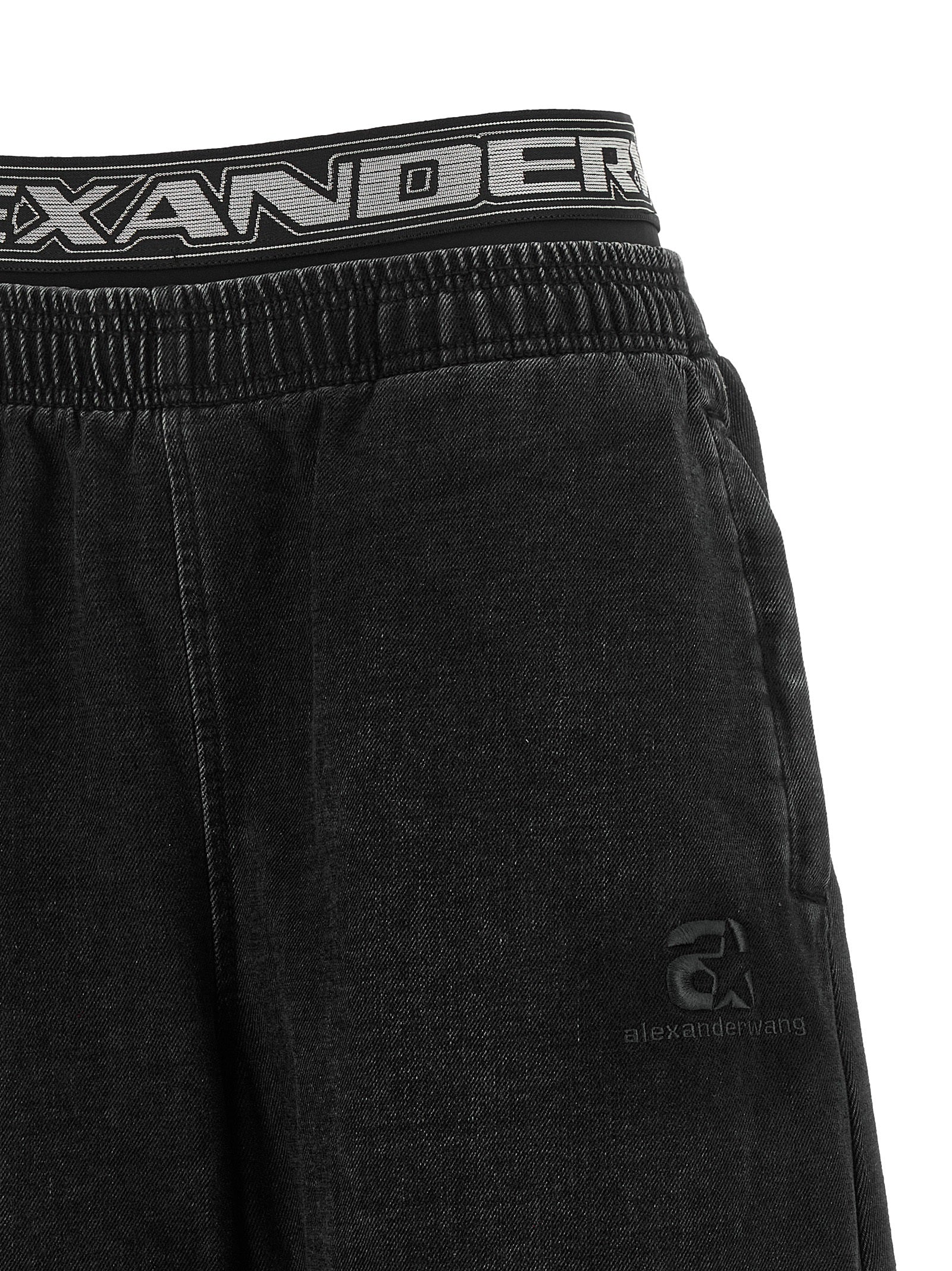 Alexander Wang Women Denim Pants With Elastic ALEXANDER WANG