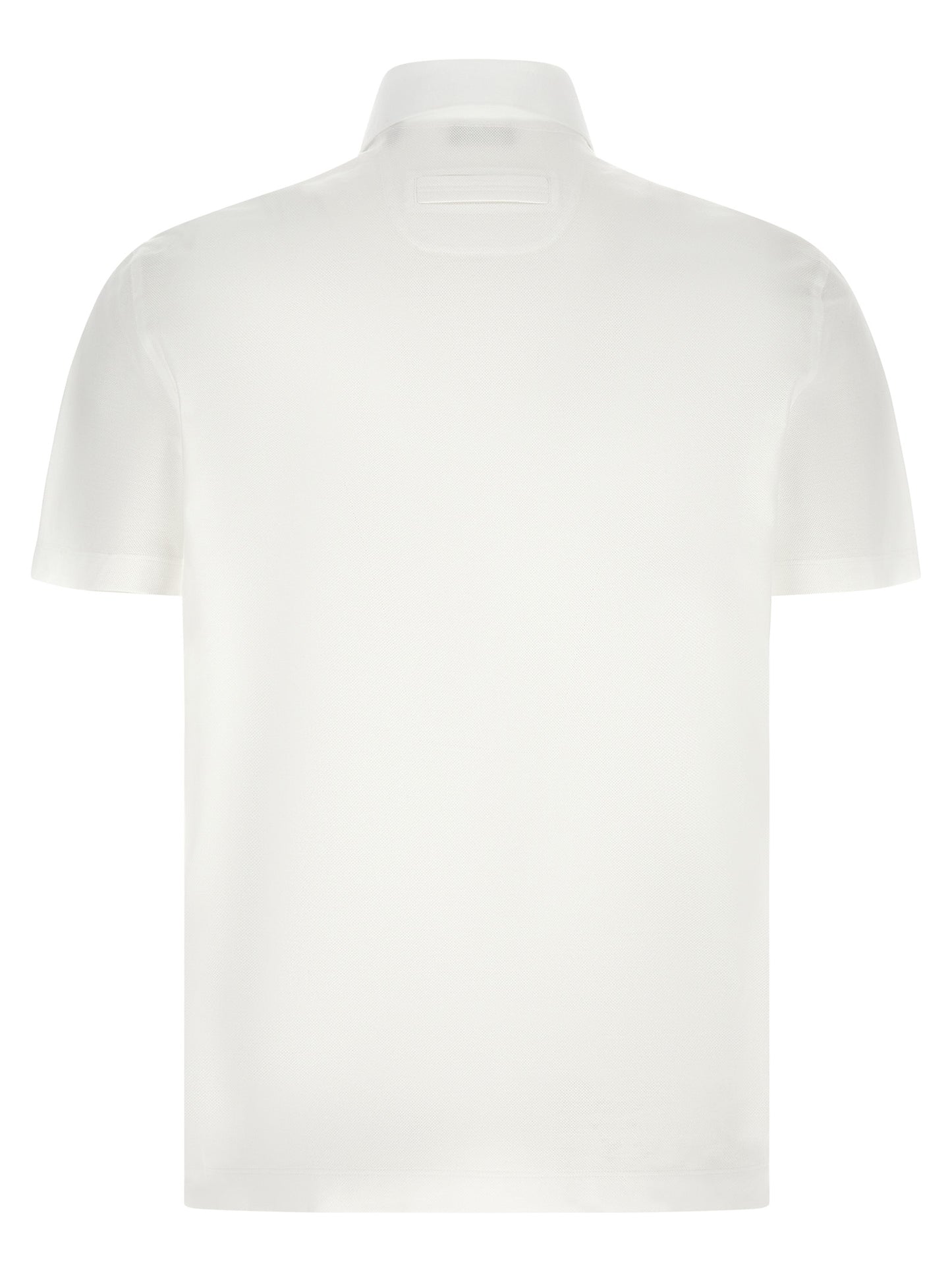 Zegna Men Piqué Cotton Polo Shirt ZEGNA