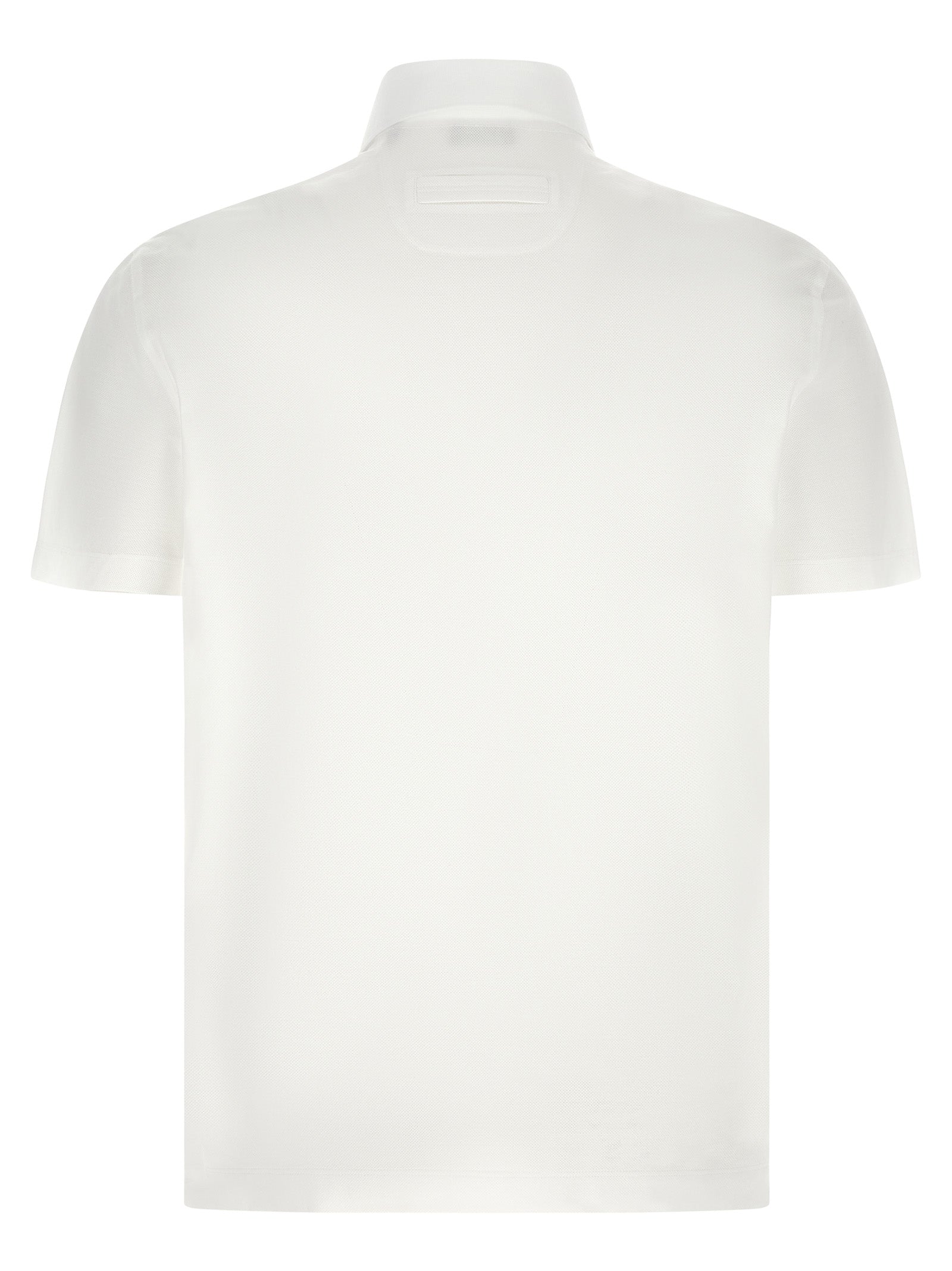 Zegna Men Piqué Cotton Polo Shirt ZEGNA