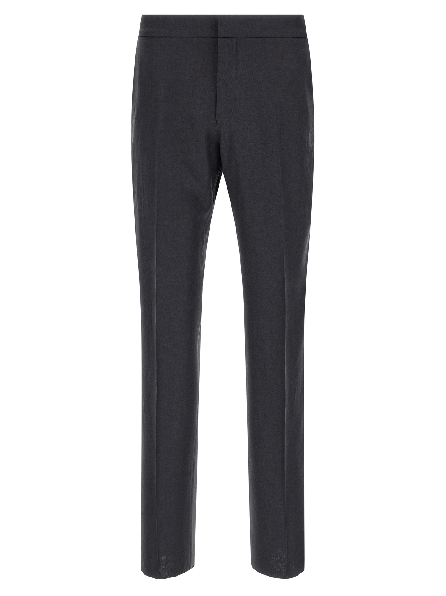 Zegna Men Linen Trousers ZEGNA