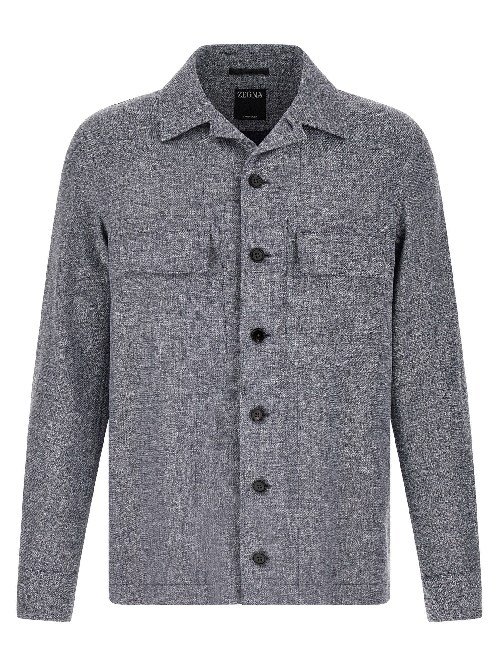 Zegna Men 'Crossover' Overshirt ZEGNA
