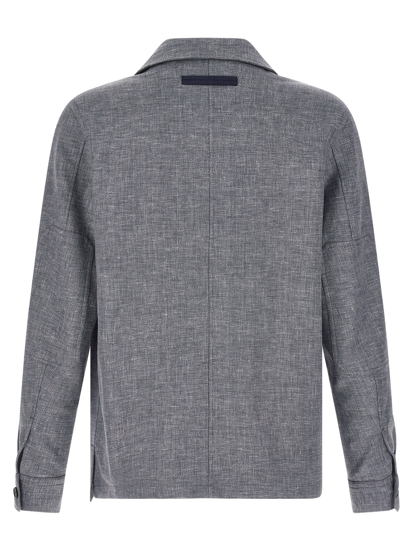 Zegna Men 'Crossover' Overshirt ZEGNA