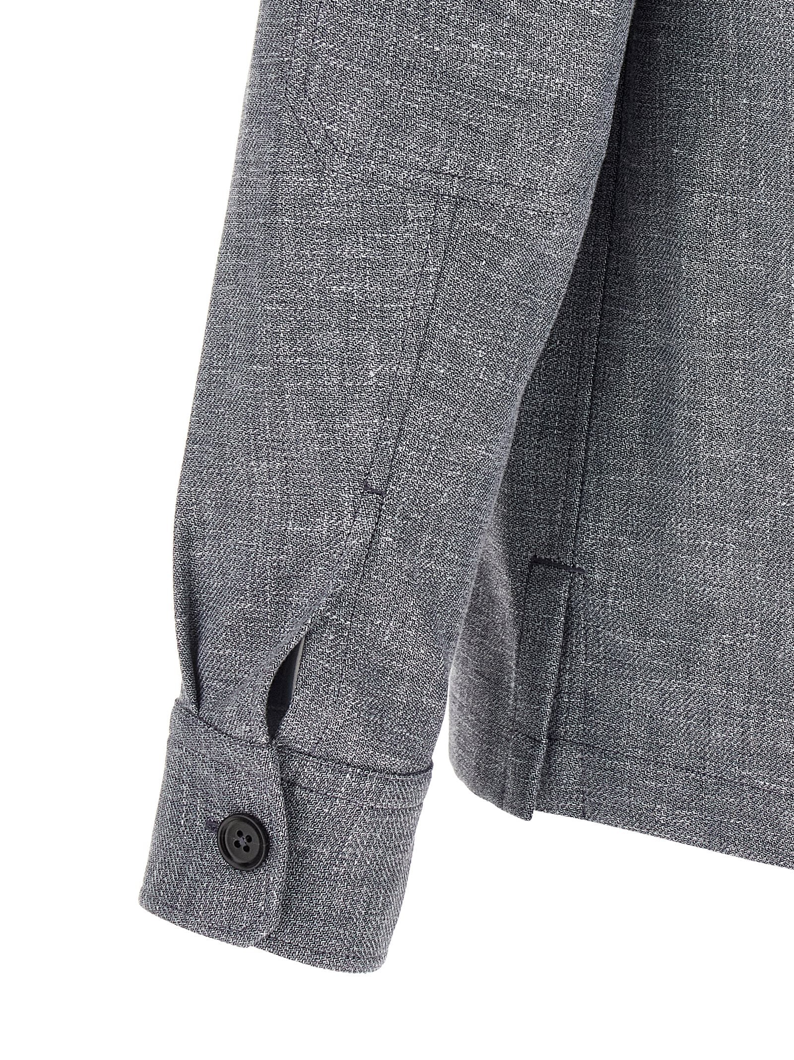 Zegna Men 'Crossover' Overshirt ZEGNA