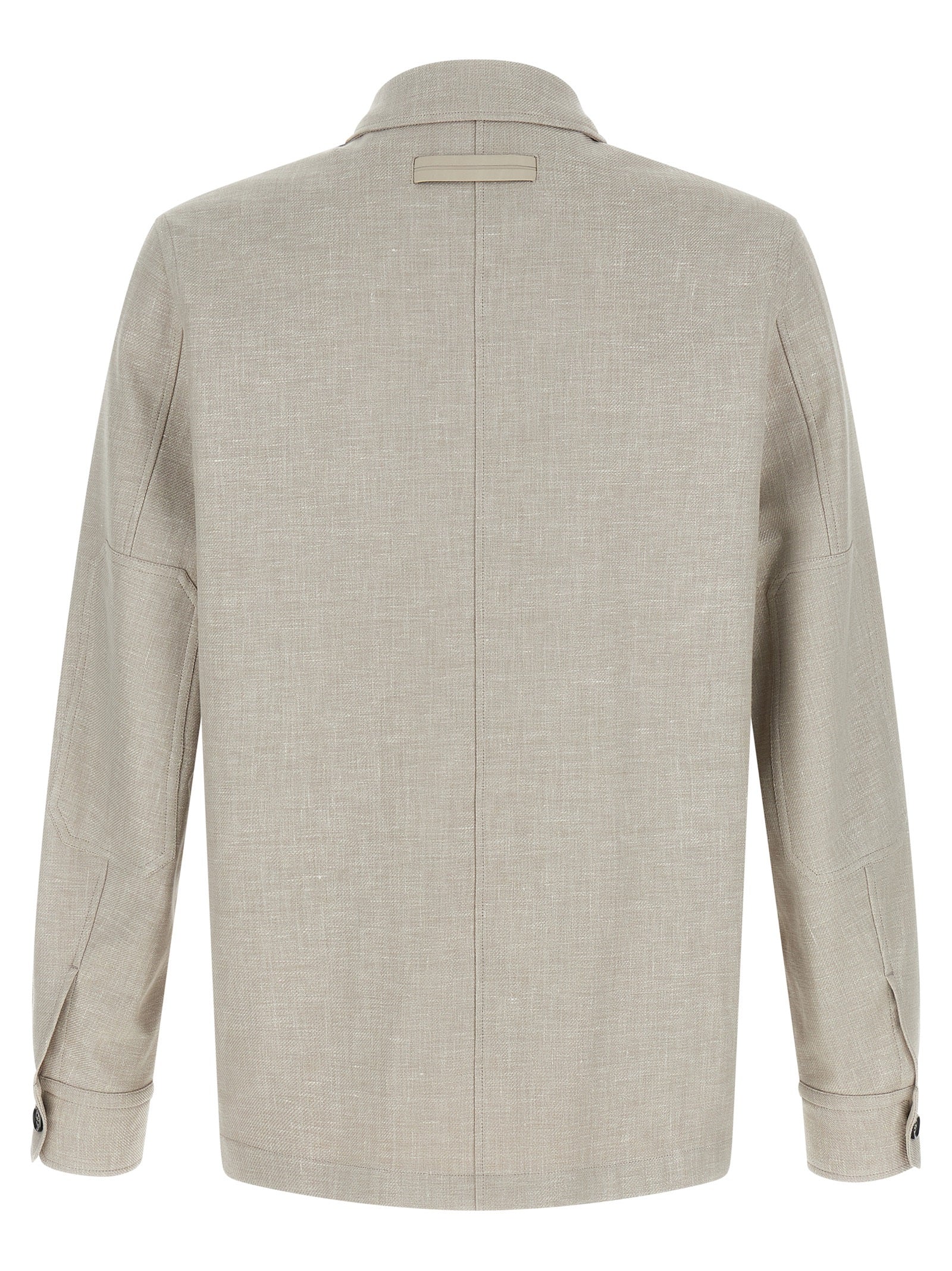 Zegna Men 'Crossover' Overshirt ZEGNA