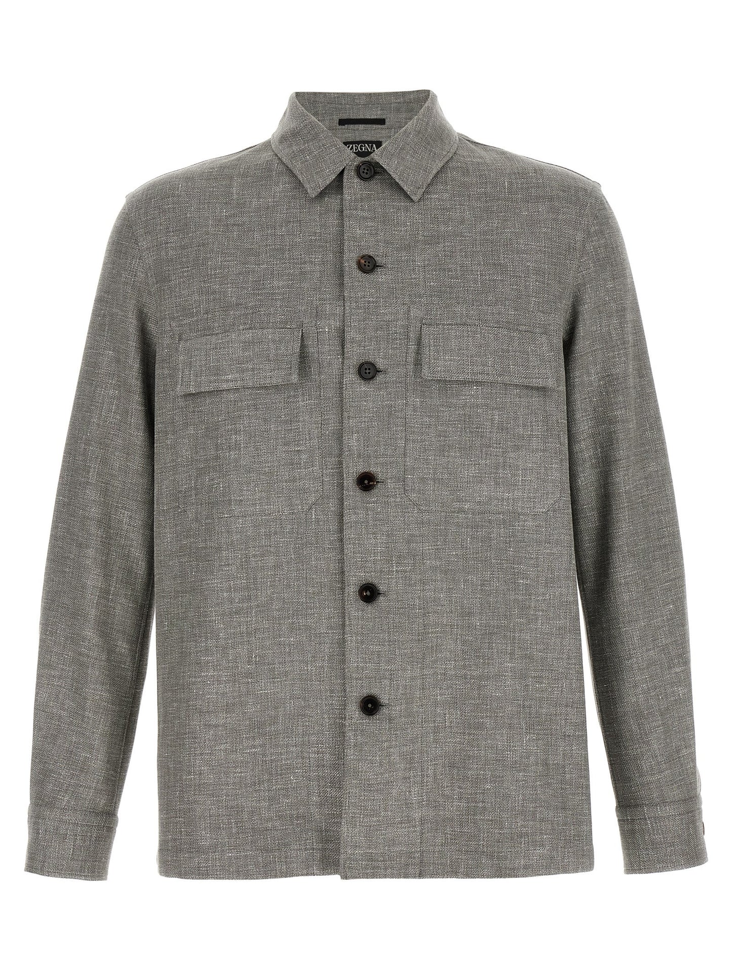 Zegna Men 'Crossover' Overshirt ZEGNA