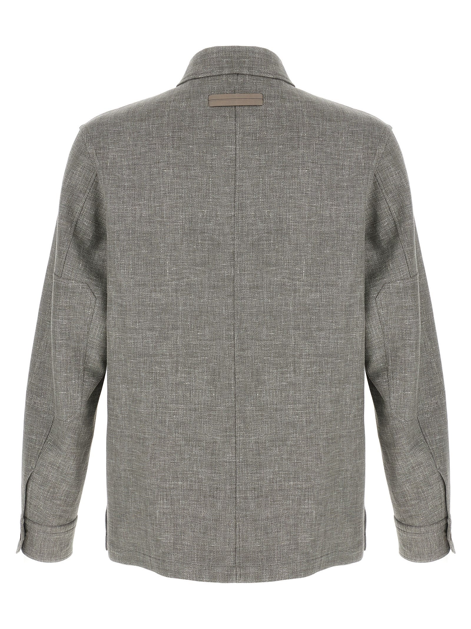 Zegna Men 'Crossover' Overshirt ZEGNA