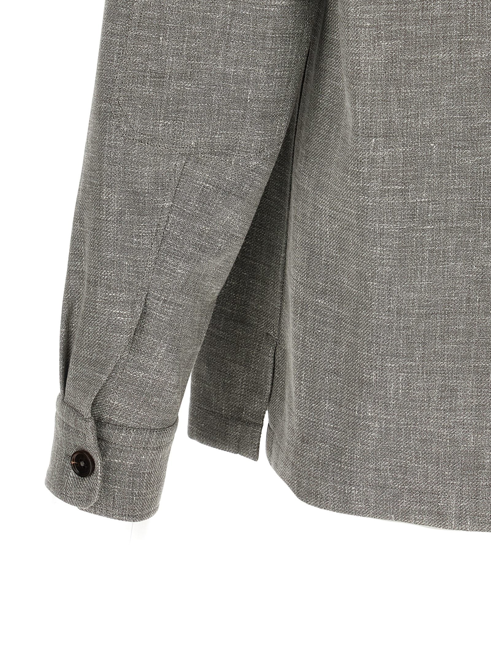 Zegna Men 'Crossover' Overshirt ZEGNA