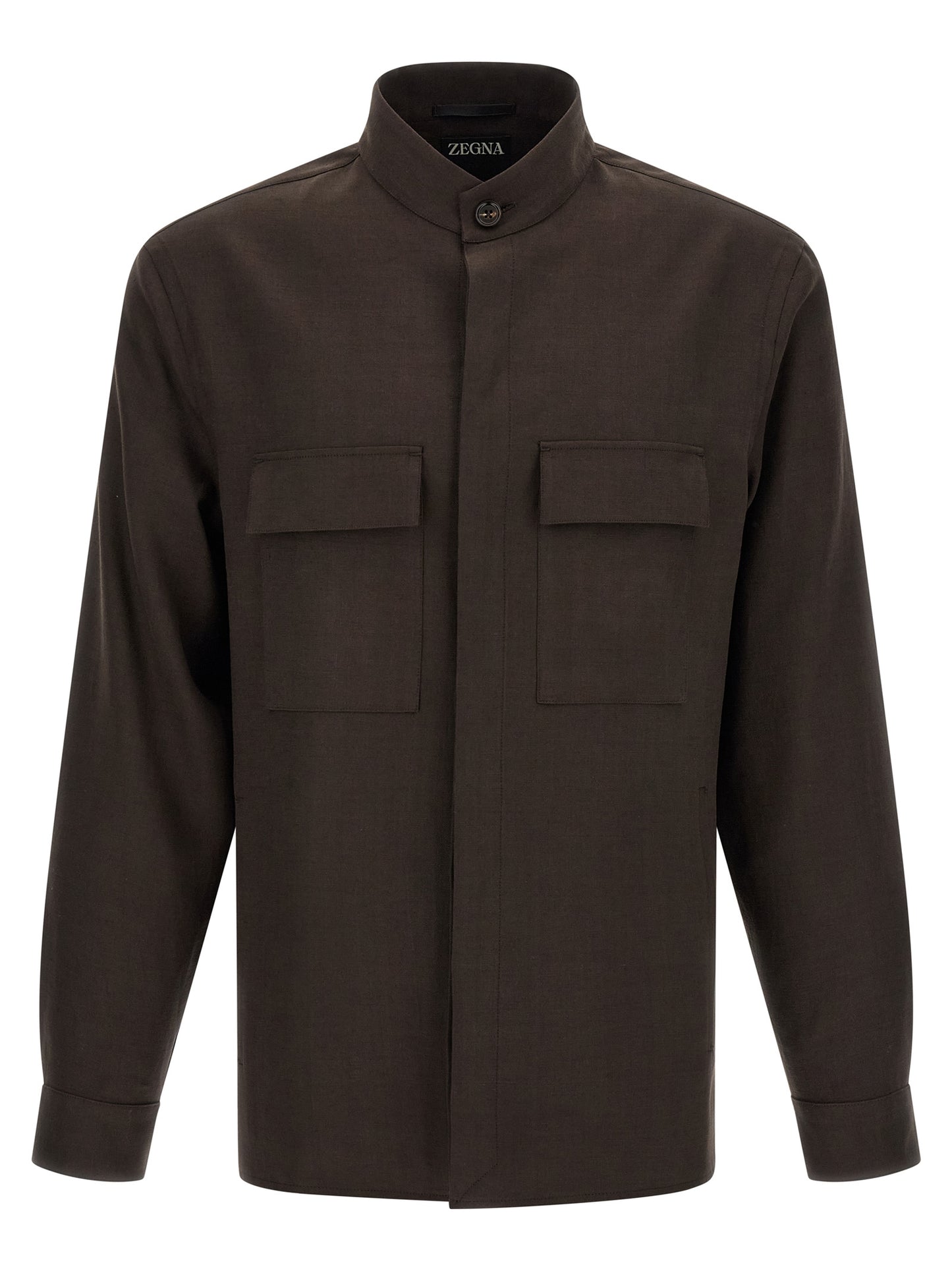 Zegna Men 'Oasi Lino' Overshirt ZEGNA