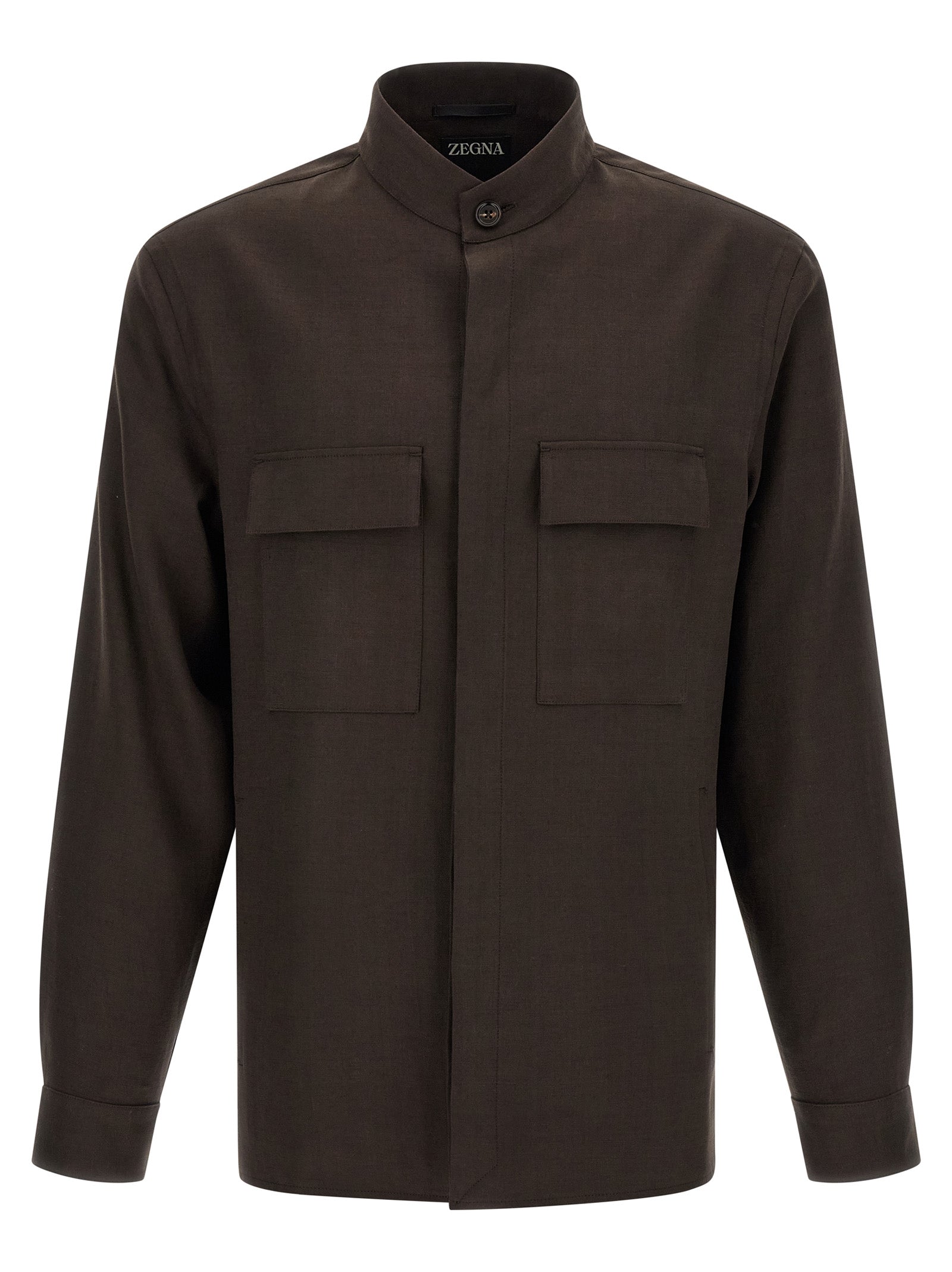 Zegna Men 'Oasi Lino' Overshirt ZEGNA