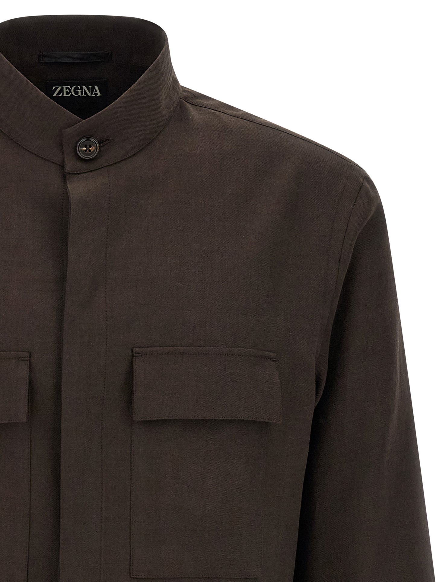 Zegna Men 'Oasi Lino' Overshirt ZEGNA