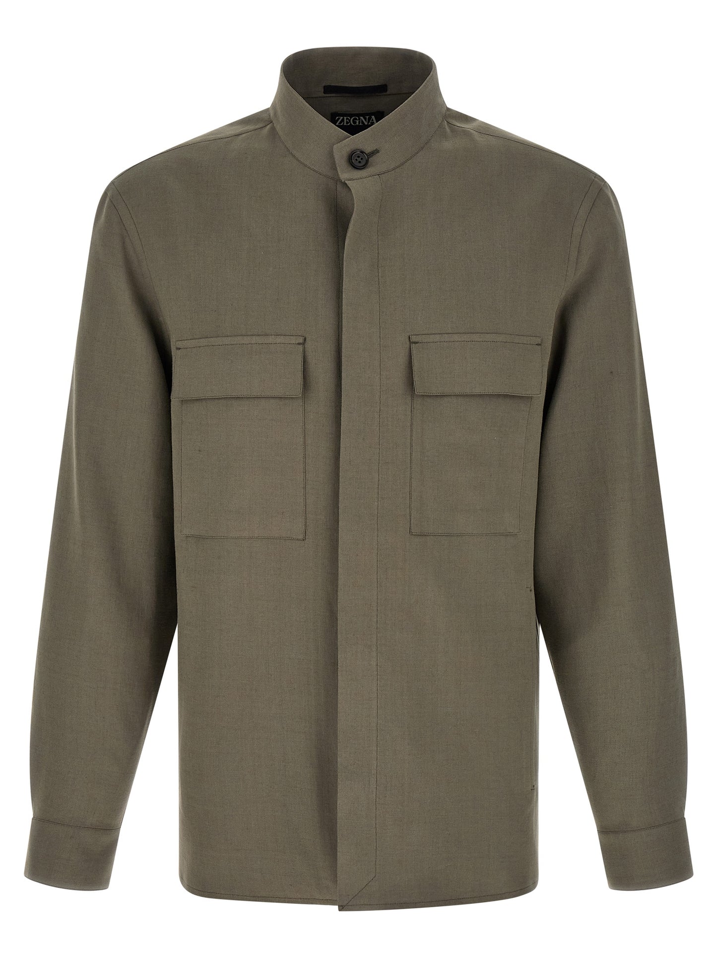 Zegna Men 'Oasi Lino' Overshirt ZEGNA