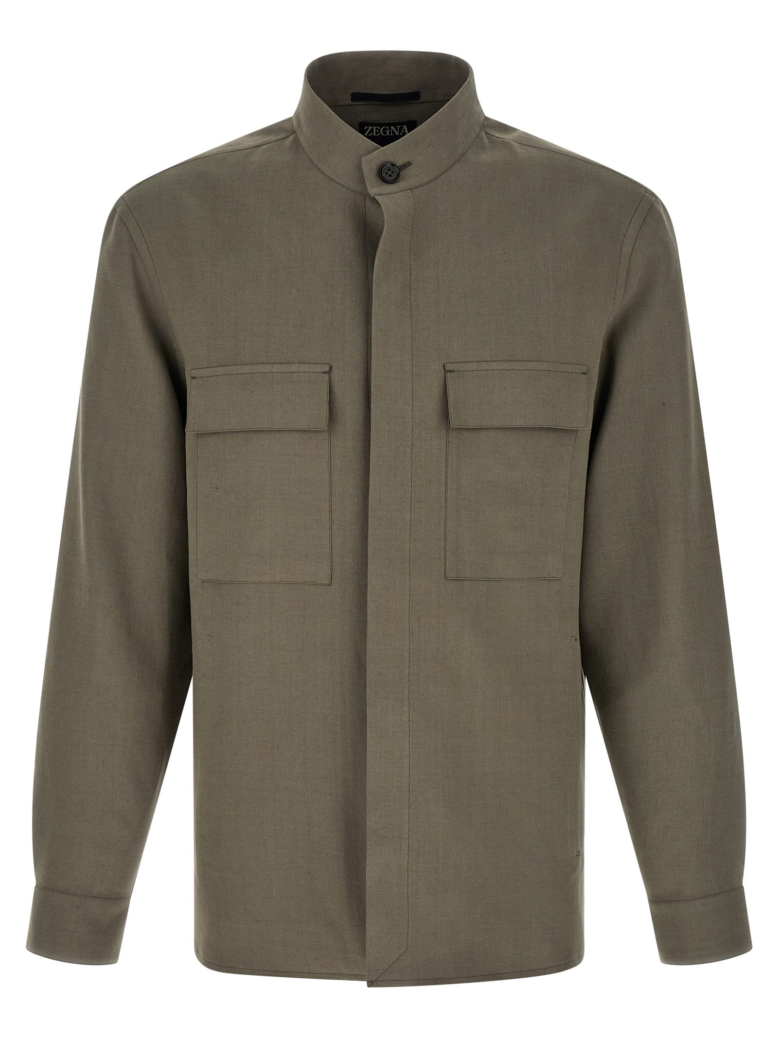Zegna Men 'Oasi Lino' Overshirt ZEGNA