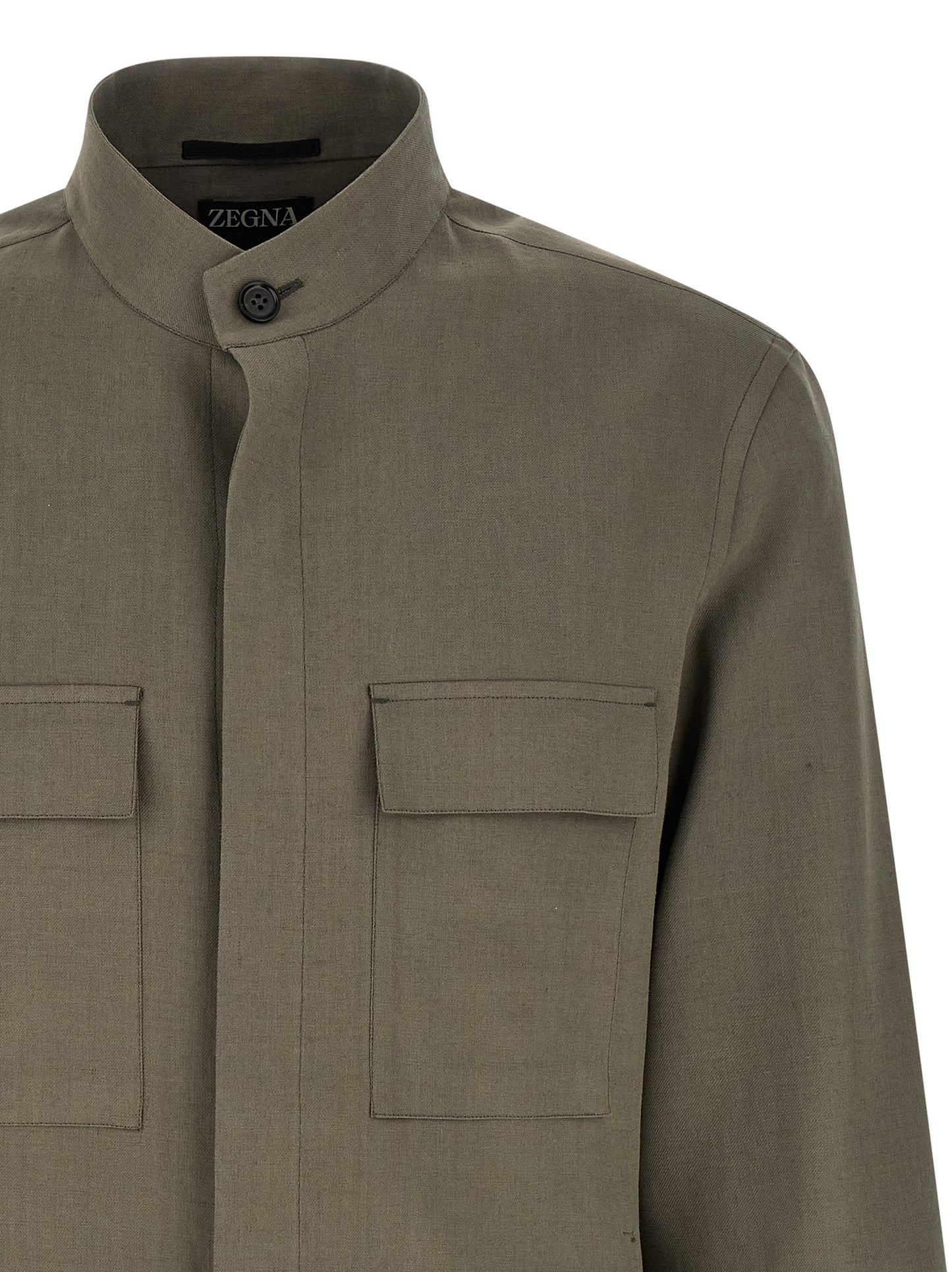 Zegna Men 'Oasi Lino' Overshirt ZEGNA