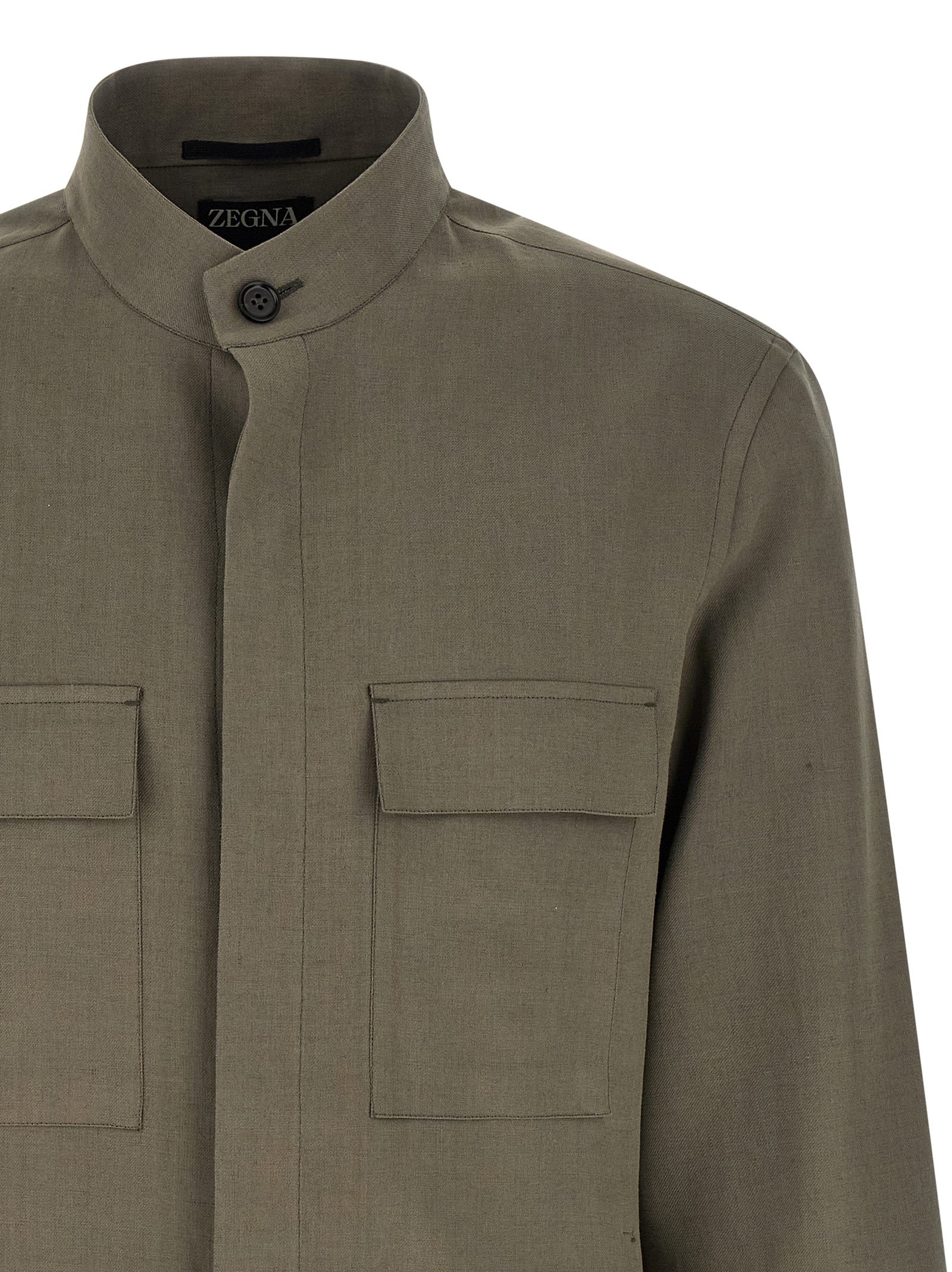 Zegna Men 'Oasi Lino' Overshirt ZEGNA