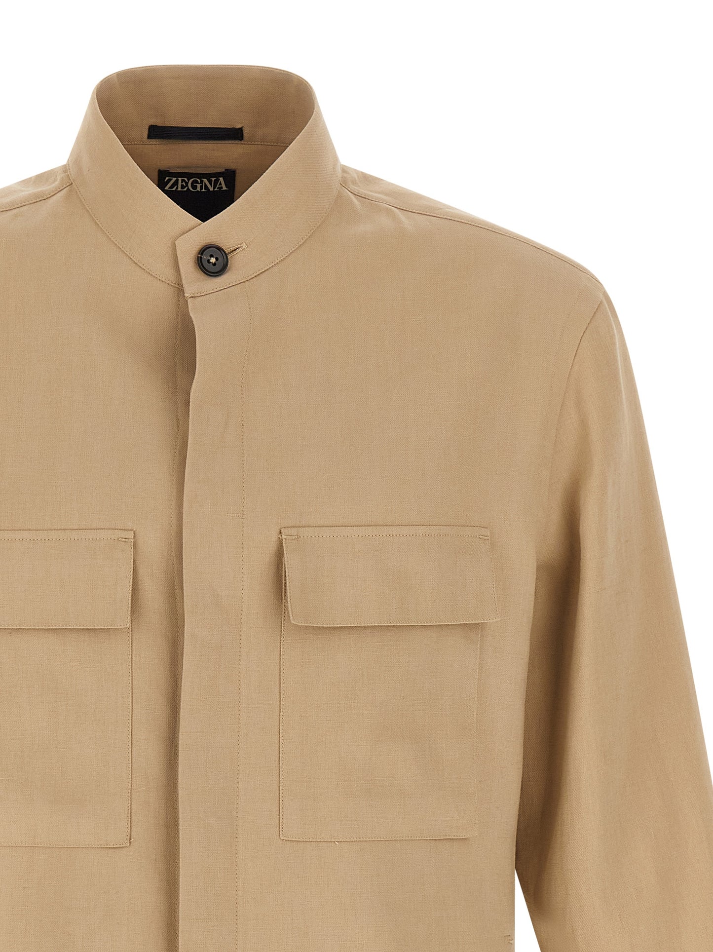 Zegna Men 'Oasi Lino' Overshirt ZEGNA